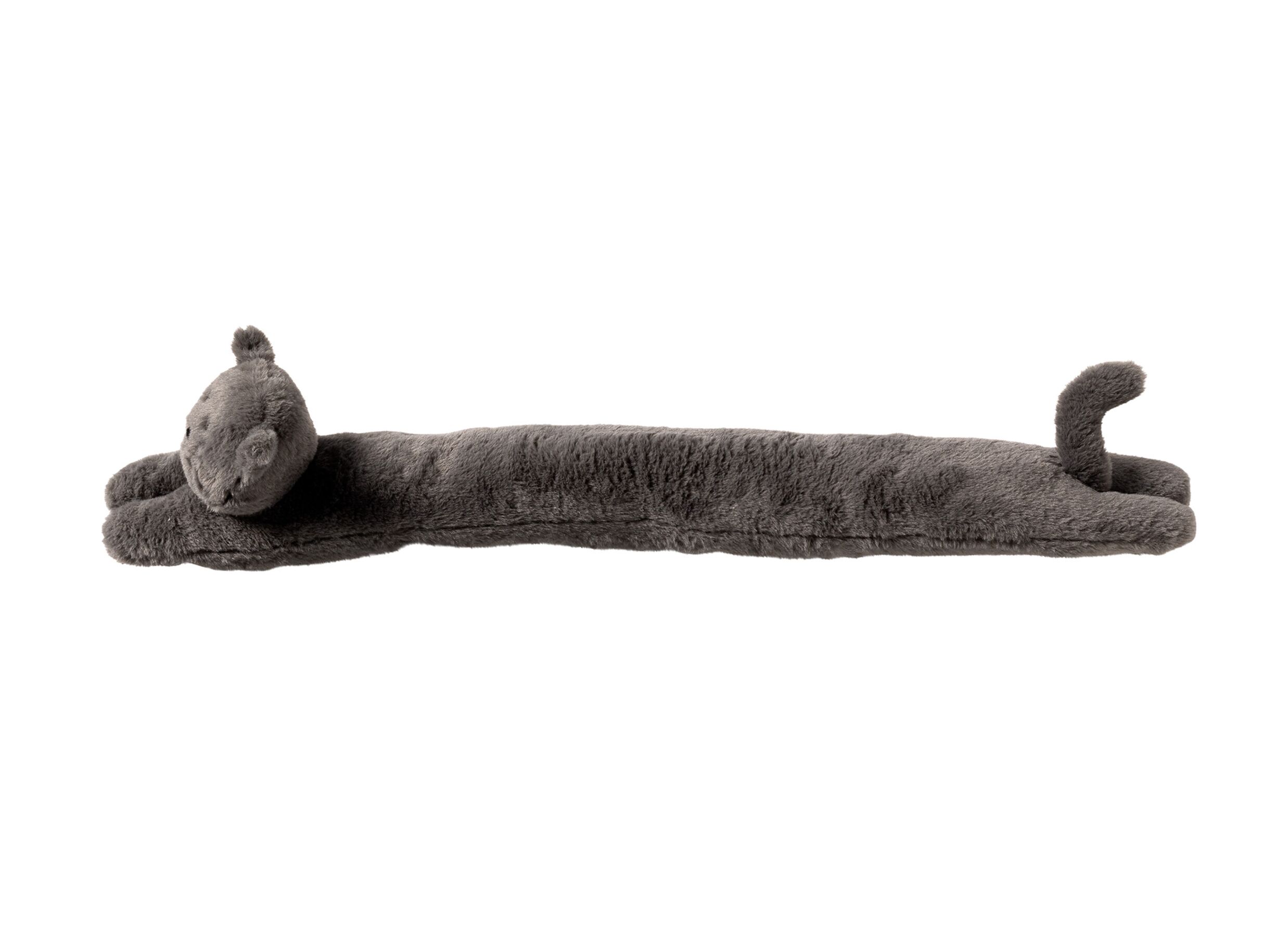 Plus Important - Boudin de porte Kitty 90cm - tissu - charcoal grey
