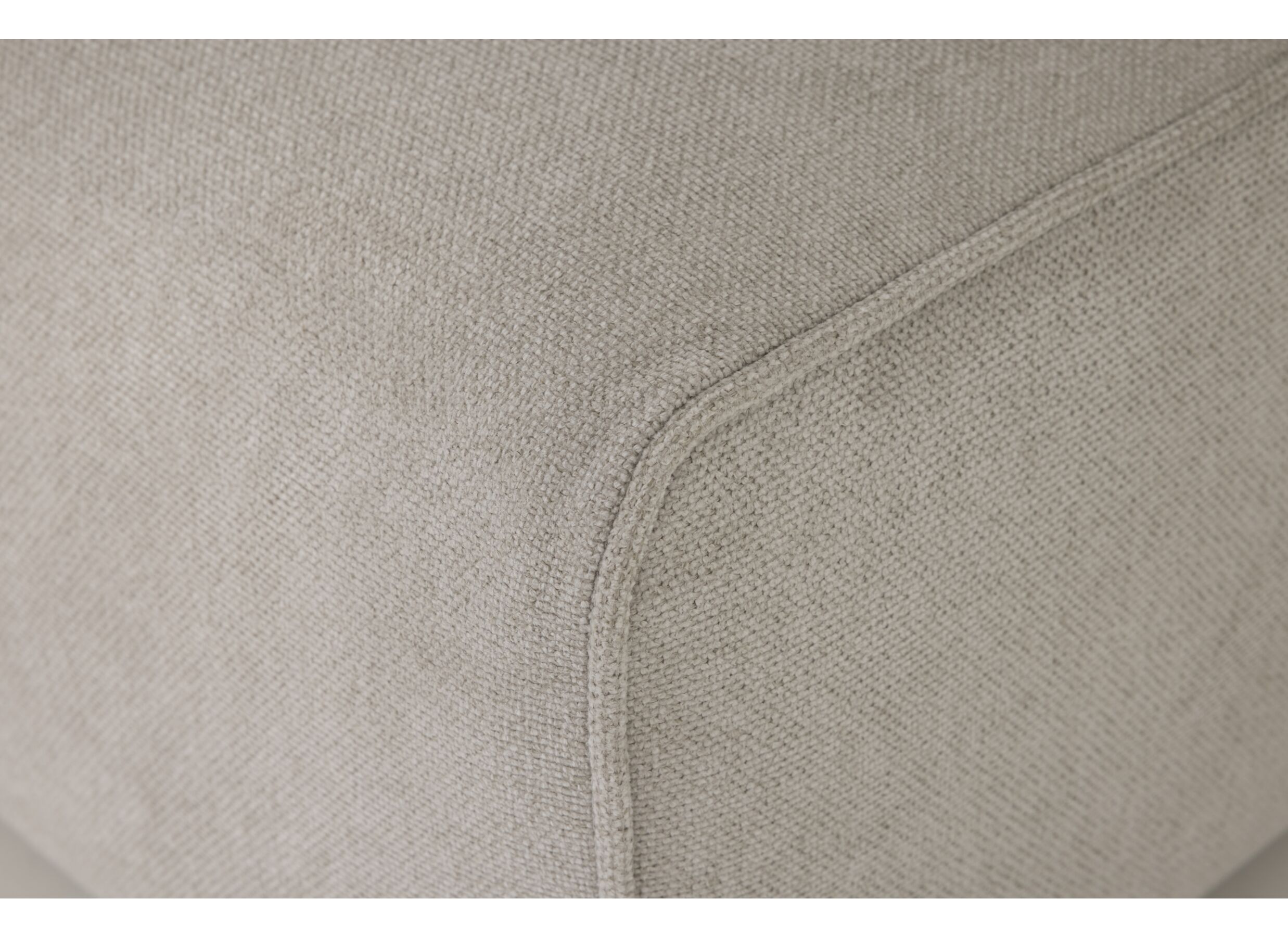 Canapé d'angle Enjoy 308x165cm - tissu - beige