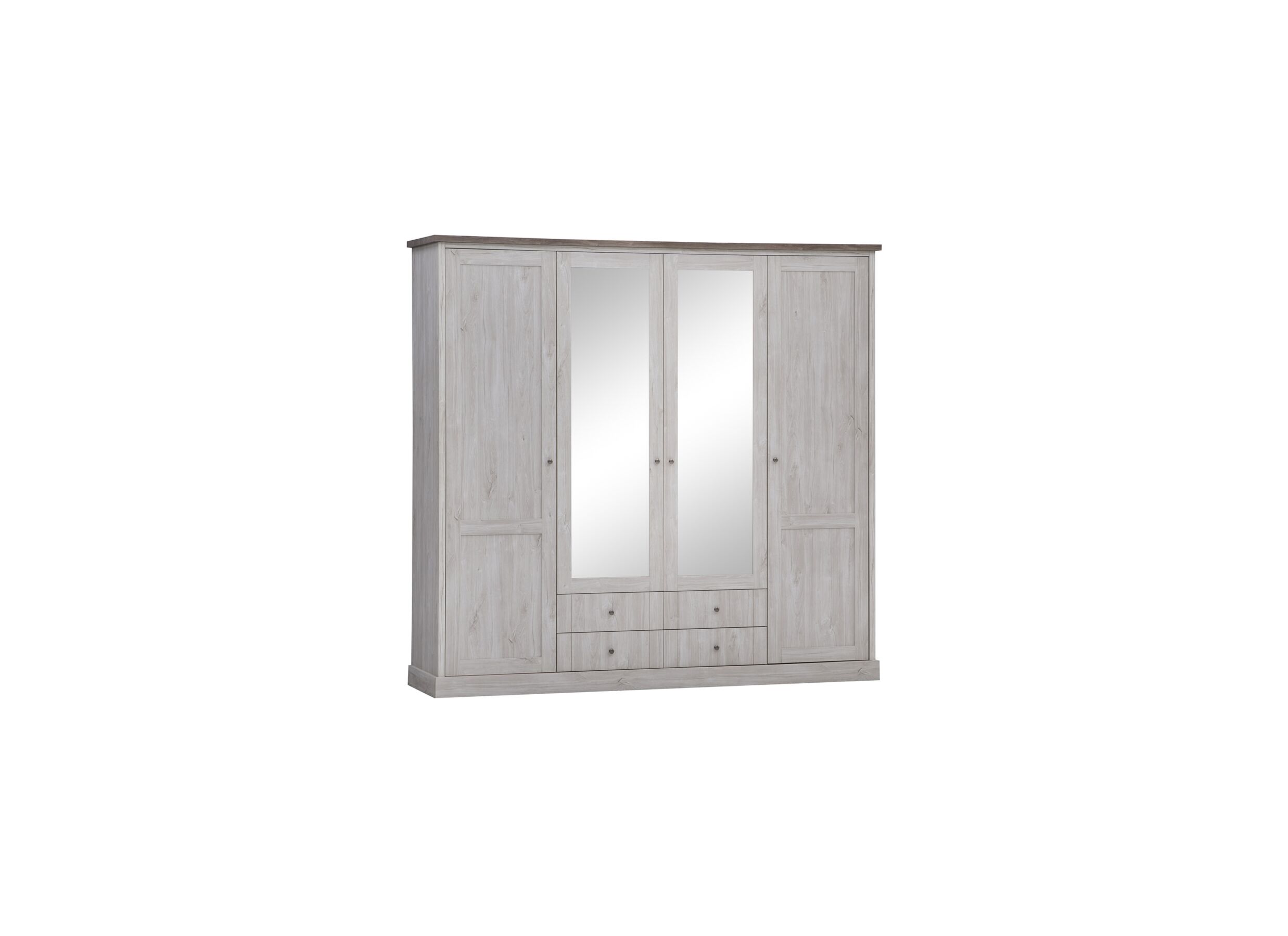 Plus Important - Garde-robe Eline 225cm - décor - white oak/autumn oak