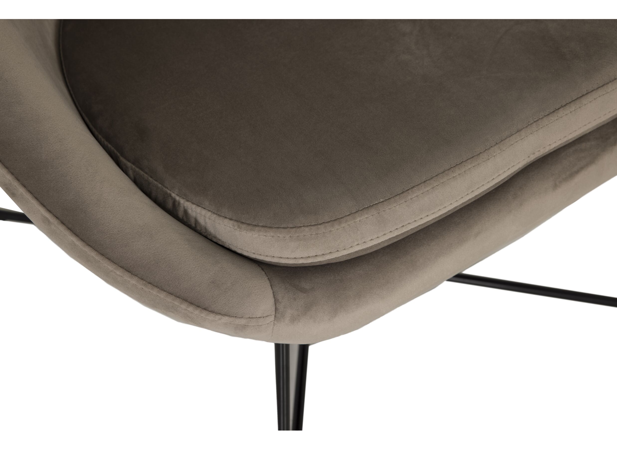 Detail - Fauteuil Juice 70x69x73,50cm - velours - taupe