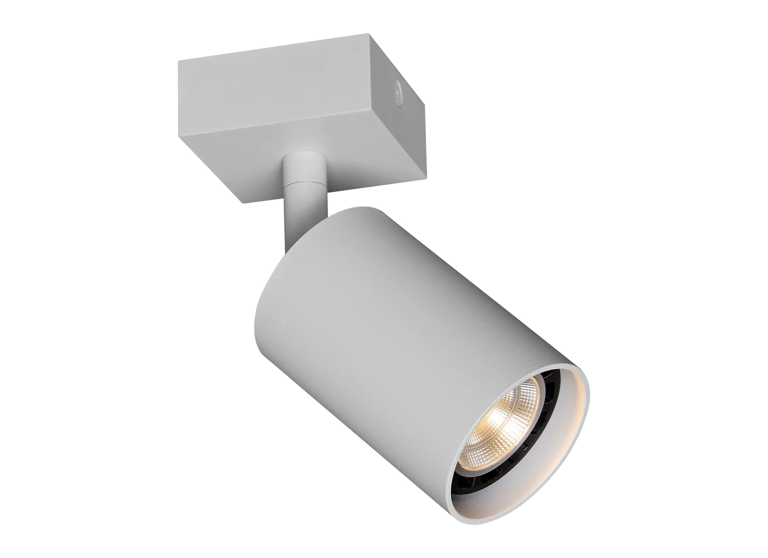 Opbouwspot GU10 - aluminium - wit - Spot GU10 - aluminium - blanc