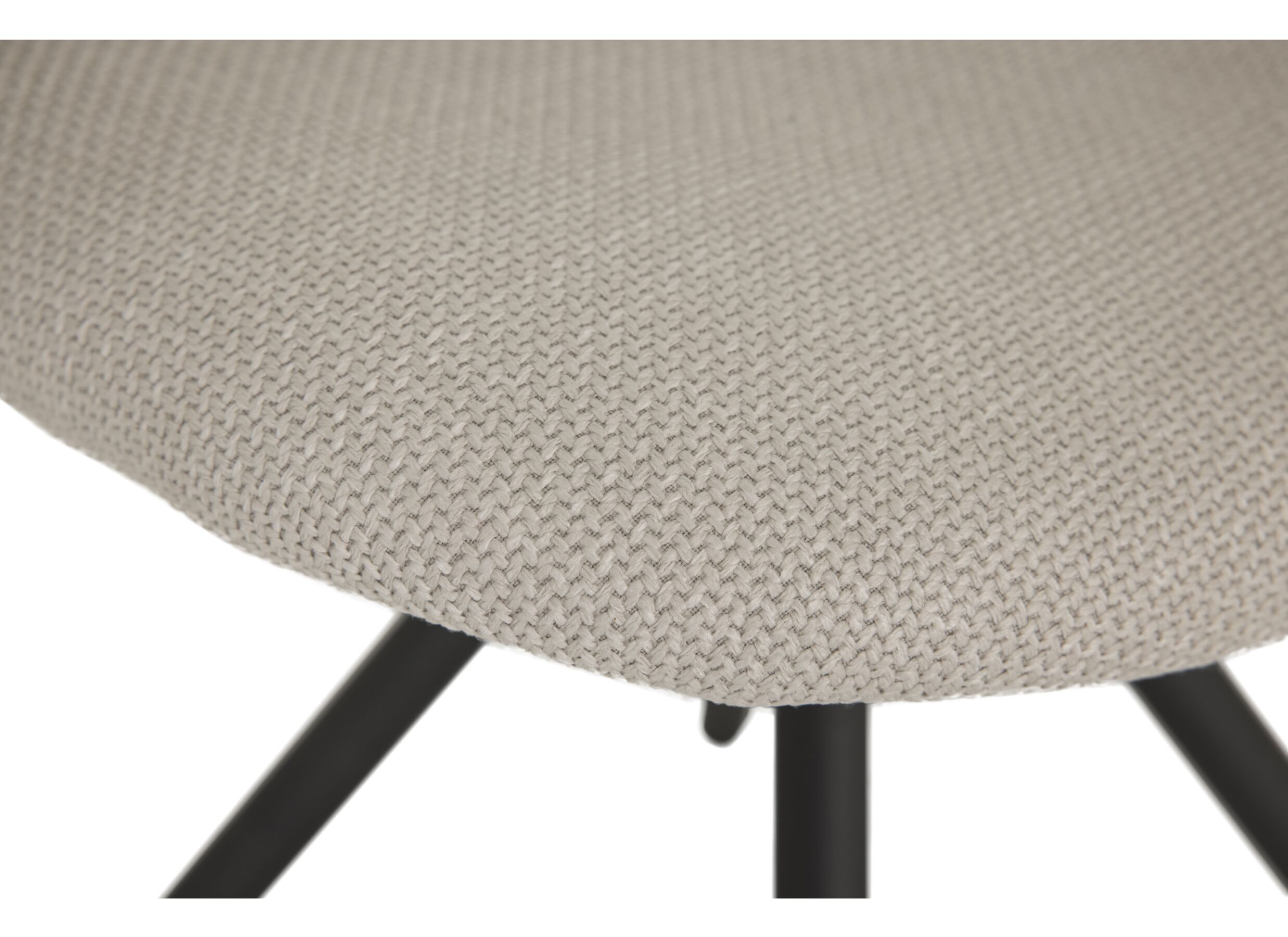 Detailfoto - Stoel Fixie 54,5x59x83,5cm - stof - wit