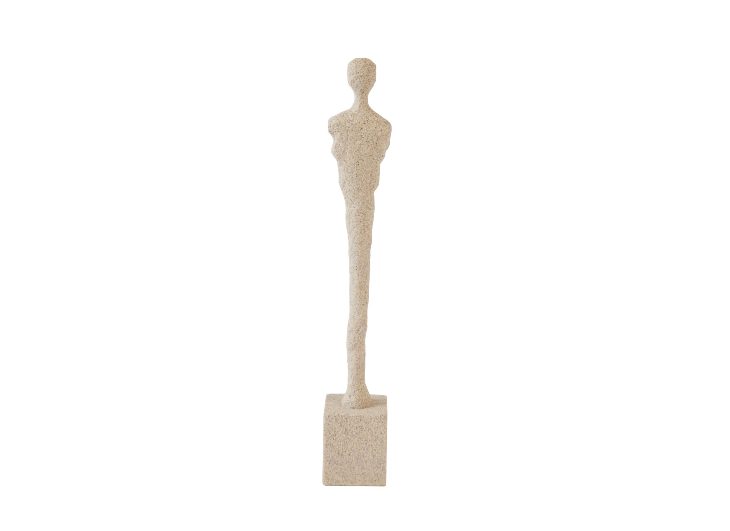 Overzichtsfoto - Beeld Taropa H33,5cm - kunststof - zand
