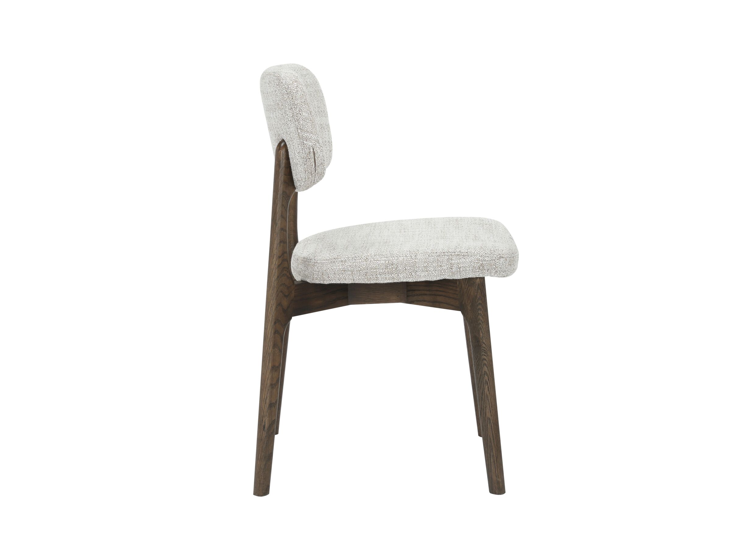 Overzichtsfoto - Stoel Ray 54x50x83cm - stof - beige