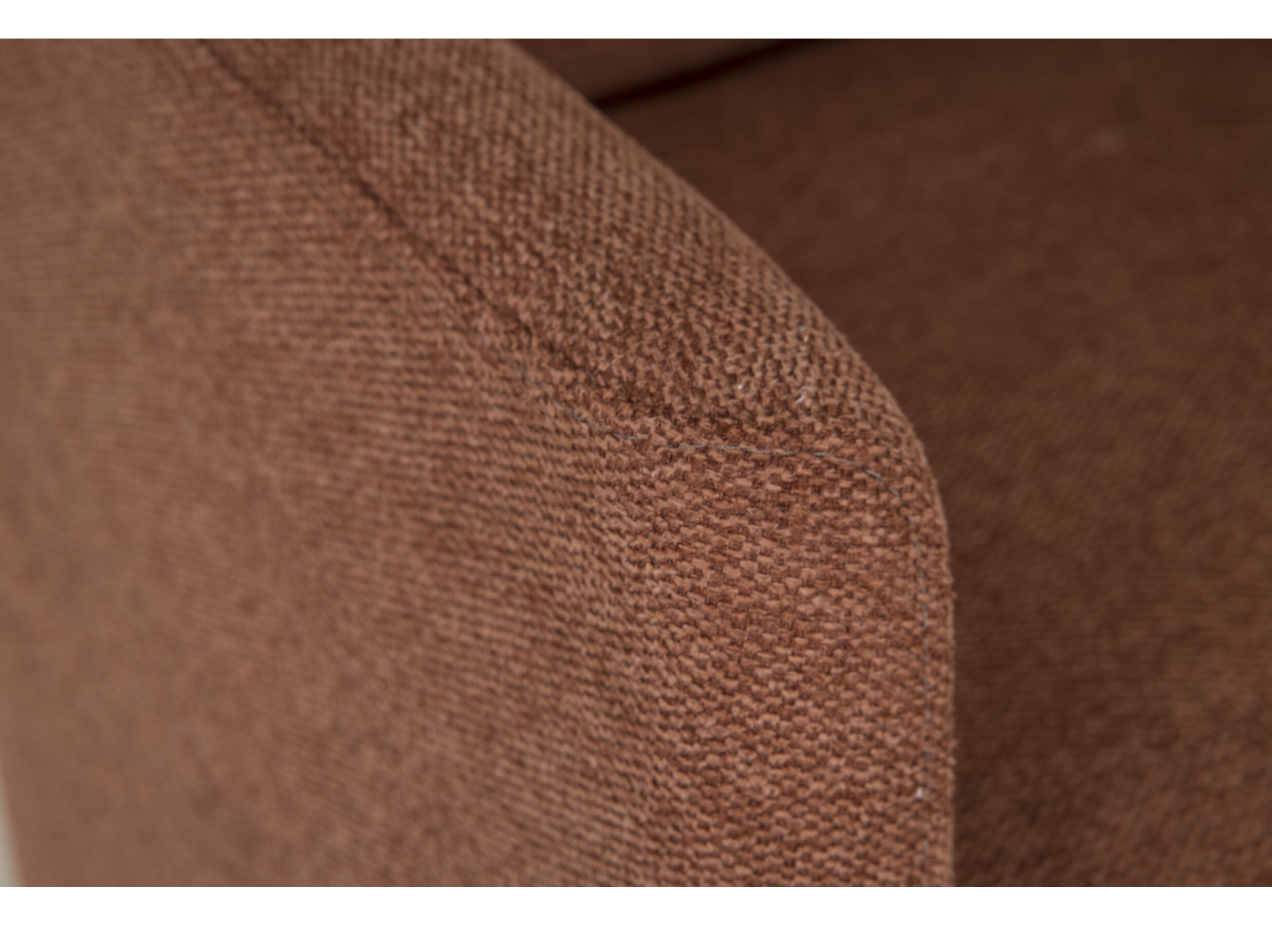 Detail - Chaise Aragon 60x70x100cm - tissu - marron