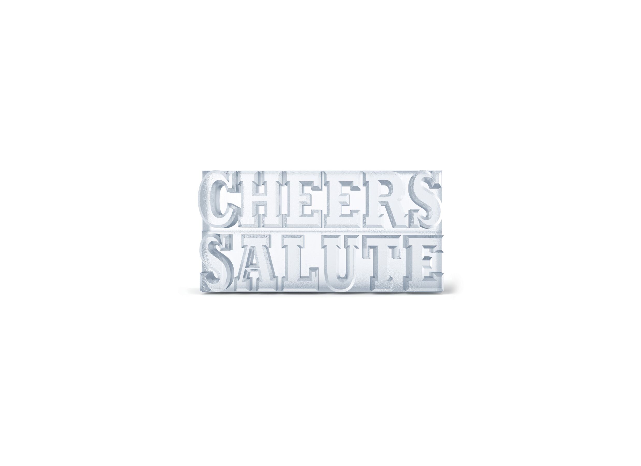 Detailfoto - Ijsblokjesvorm Cheers Salute