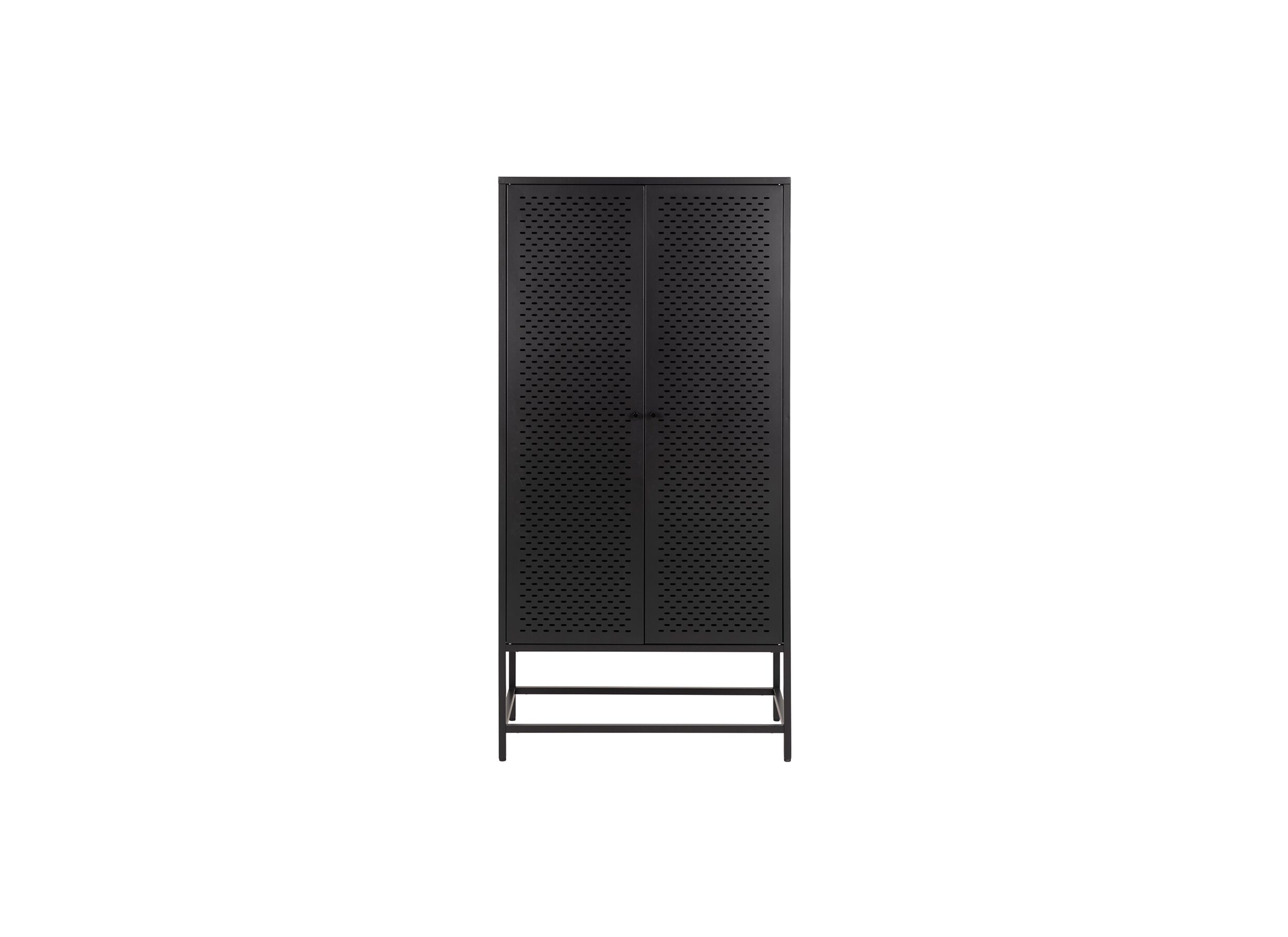 Detail - Commode 80x40x160cm - métal - noir