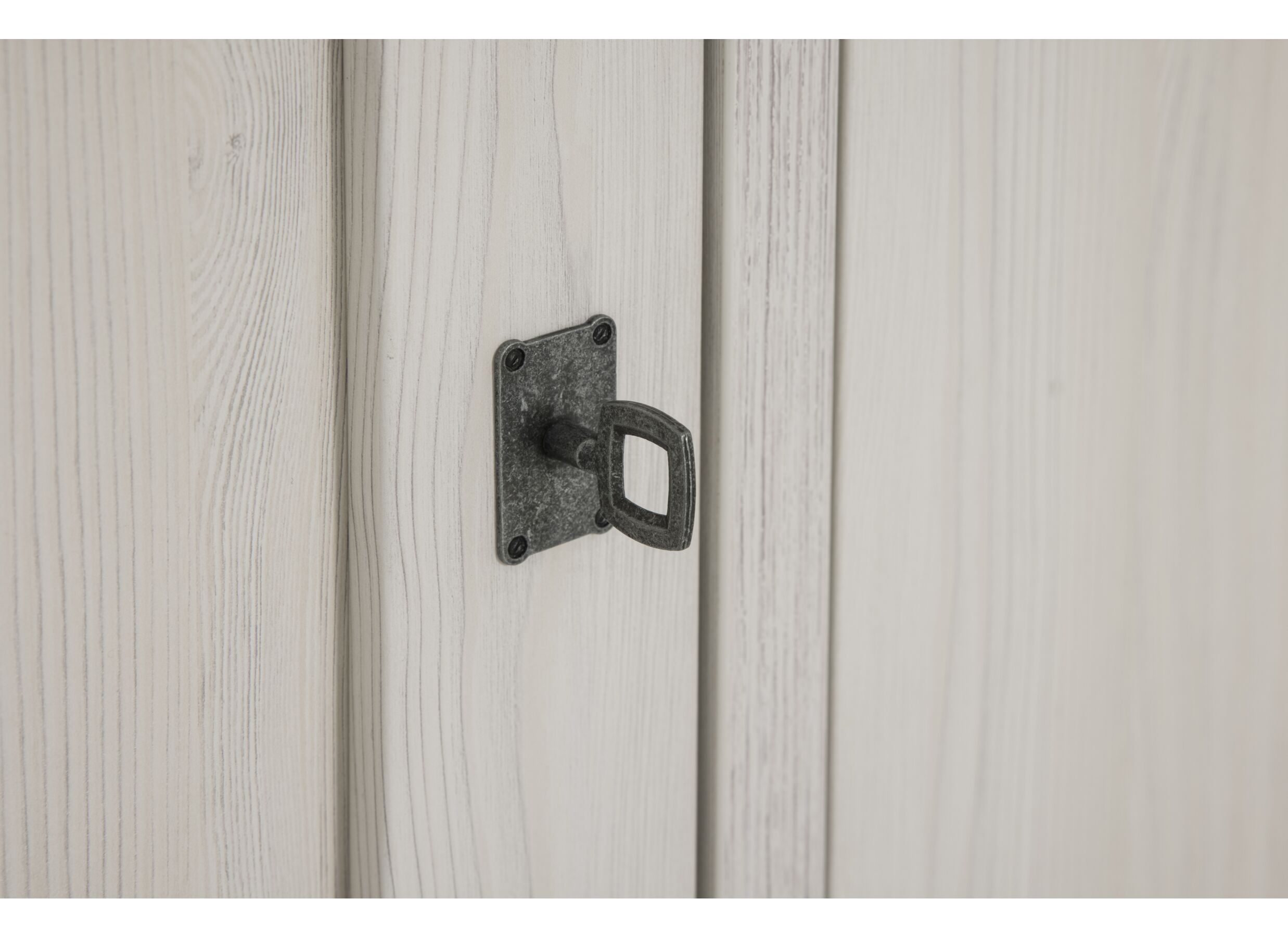 Detailfoto - Dressoir 259cm - meubelplaat - lariks & bruine eik