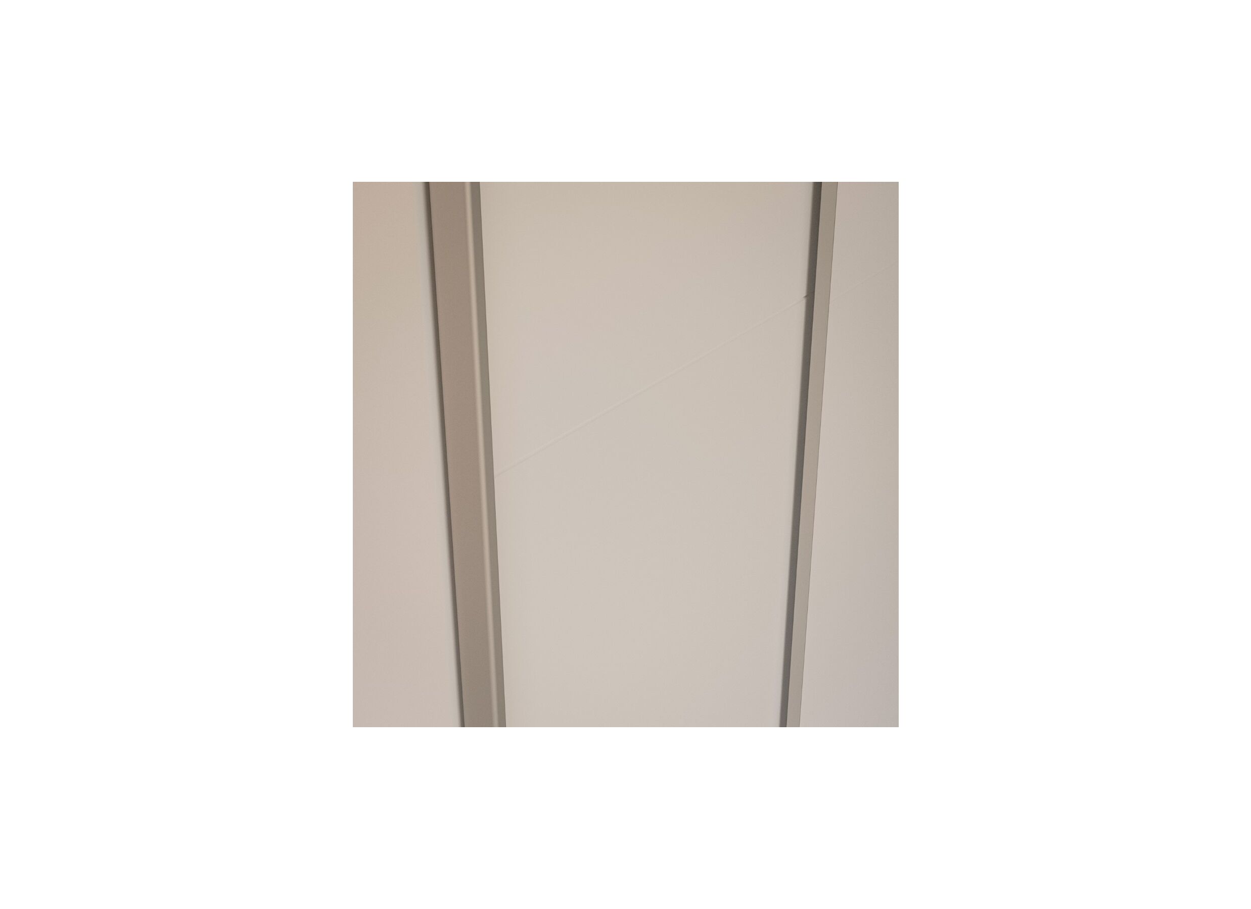 Schuifdeurkast Ozzula 120cm - decor - wit