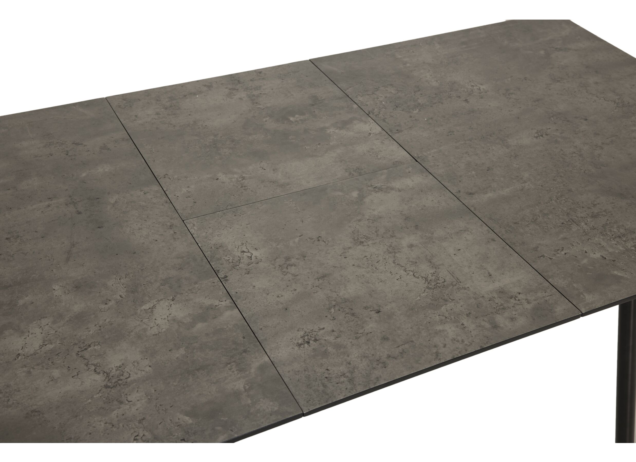 Table Dixon 120/160x80cm - MDF - béton