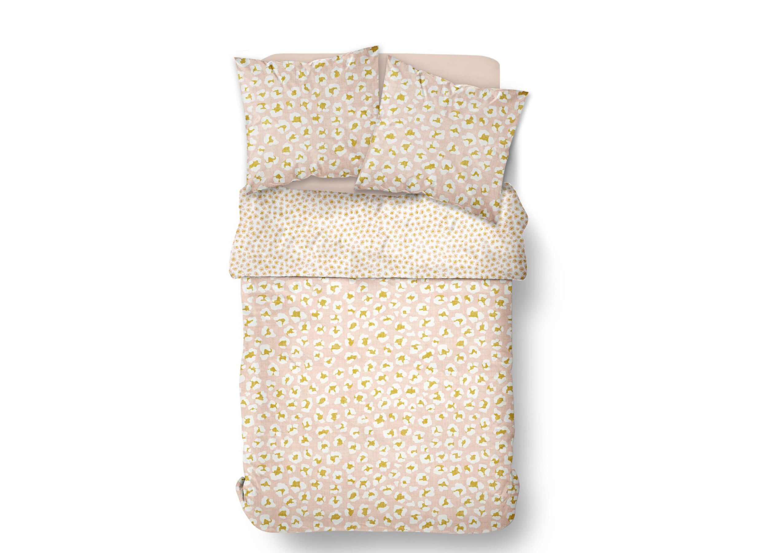Dekbedovertrek Sunshine 260x240cm - katoen - roze - Housse de couette Sunshine 260x240cm - coton - rose