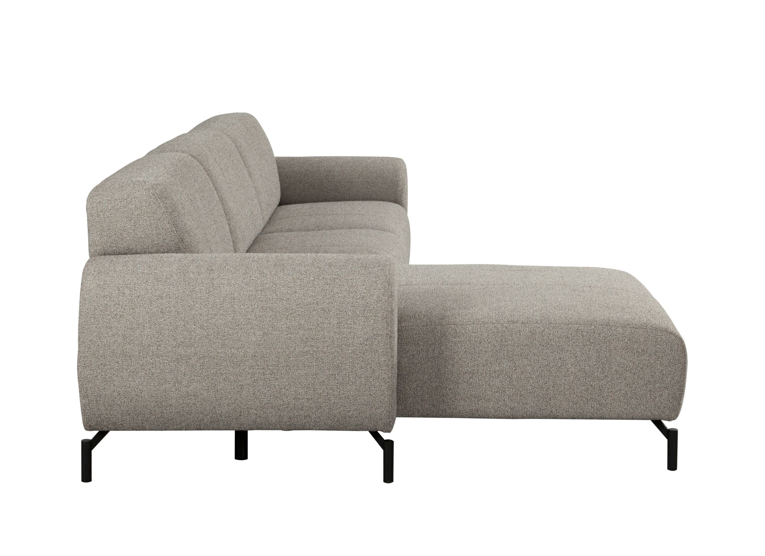 Overzichtsfoto - Hoeksalon Eron 331x182cm - stof - taupe