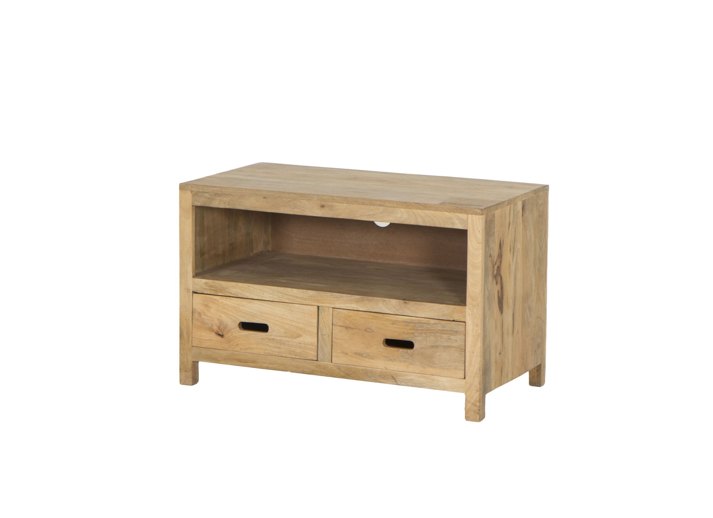 Tv-meubel Ploutos 89x48cm - mango massief - naturel