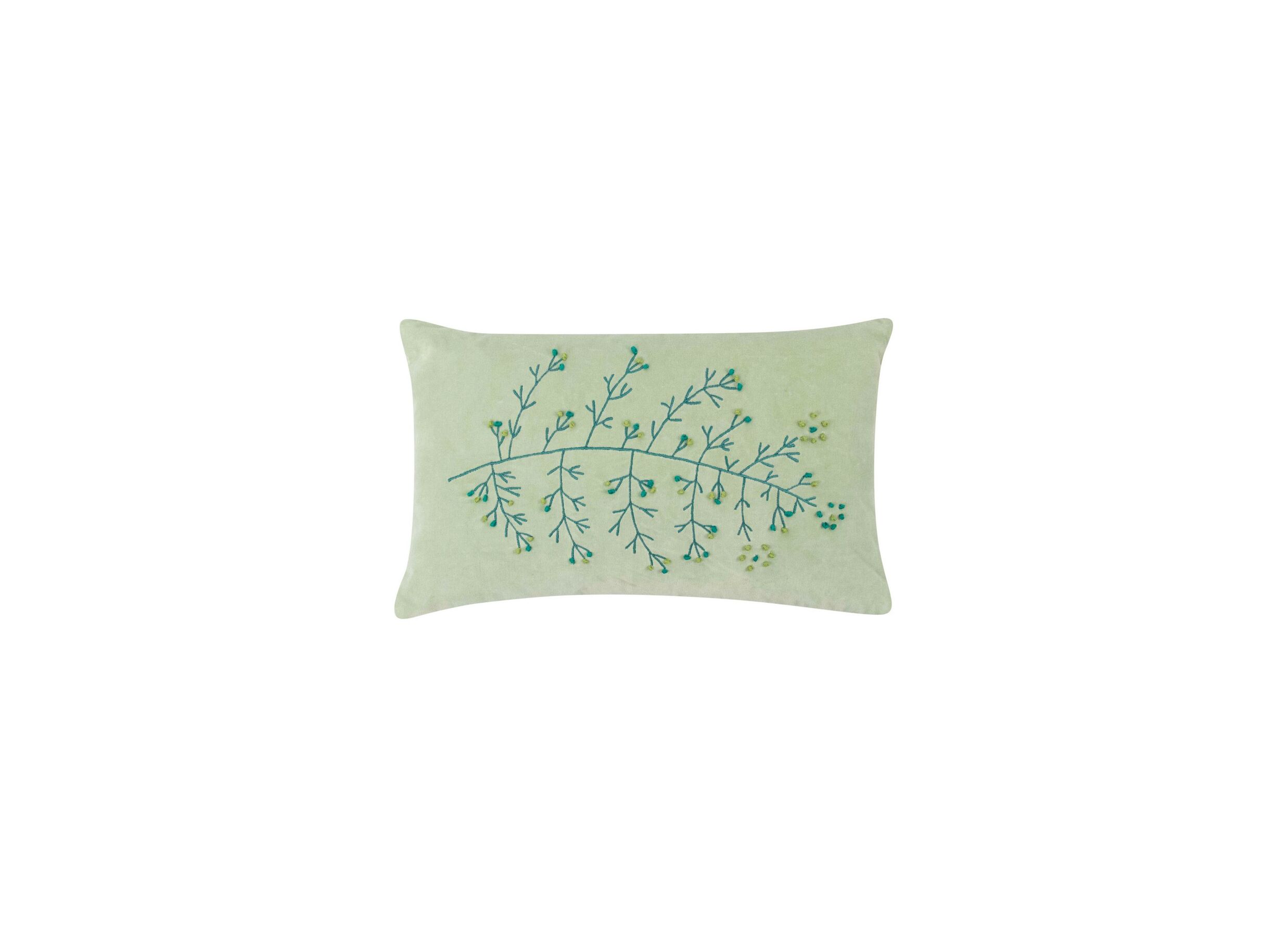 Kussen Thalia 30x50cm - stof - lichtgroen - Coussin Thalia 30x50cm - tissu - vert clair