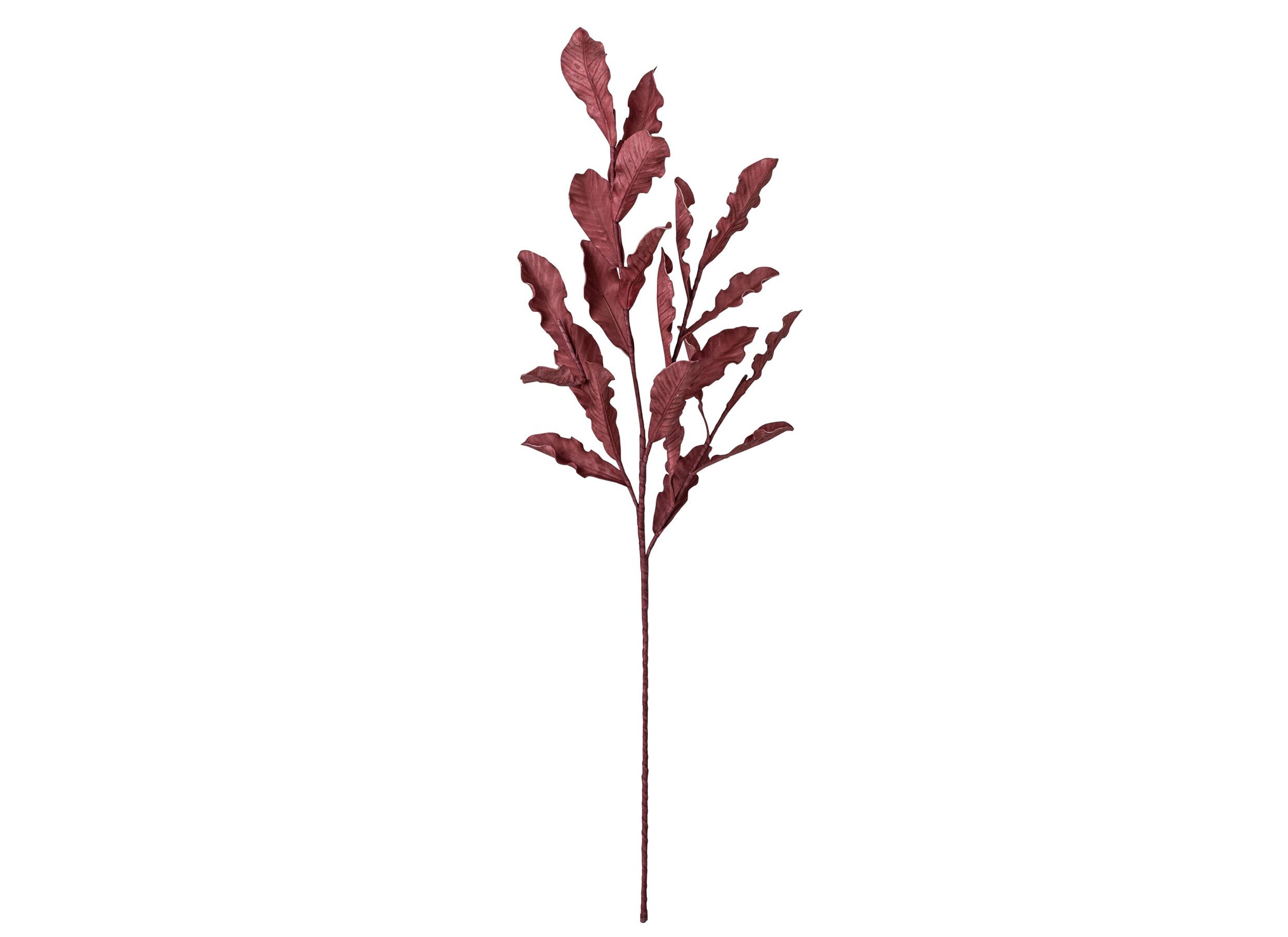 Plus Important - Branche artificielle Eva Marsala H118cm - plastique - rouge