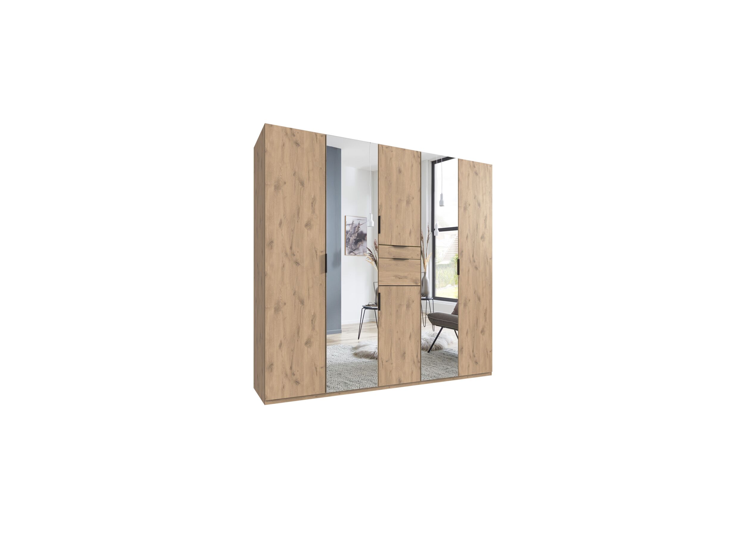 Plus Important - Garde-robe Moldau 225cm - décor - viking oak