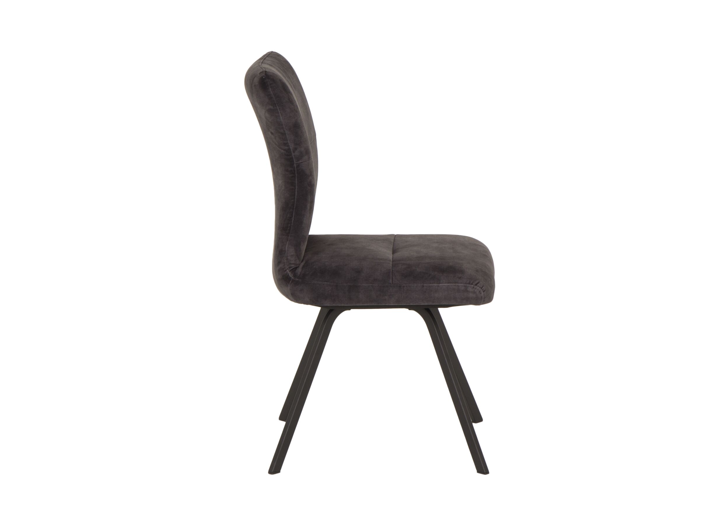 Stoel Adore 46x60x87cm - stof - antraciet