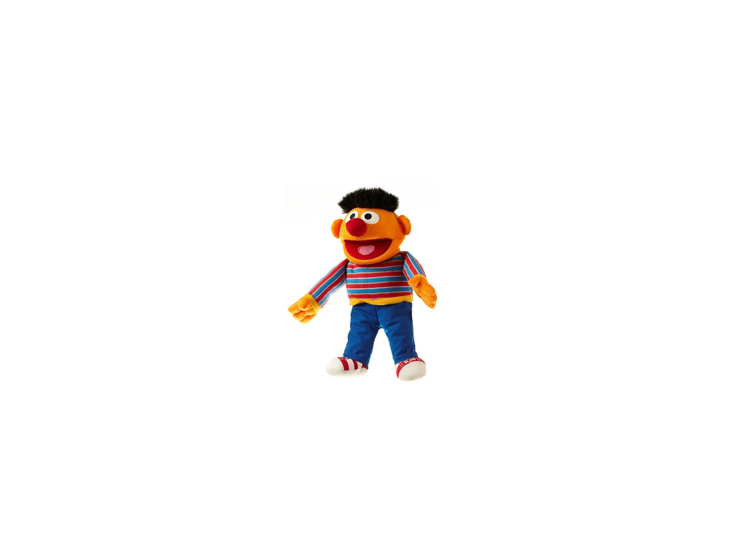 Plus Important - Marionnette à main Sesame Street Ernie 33-37cm - polyester - multicolore