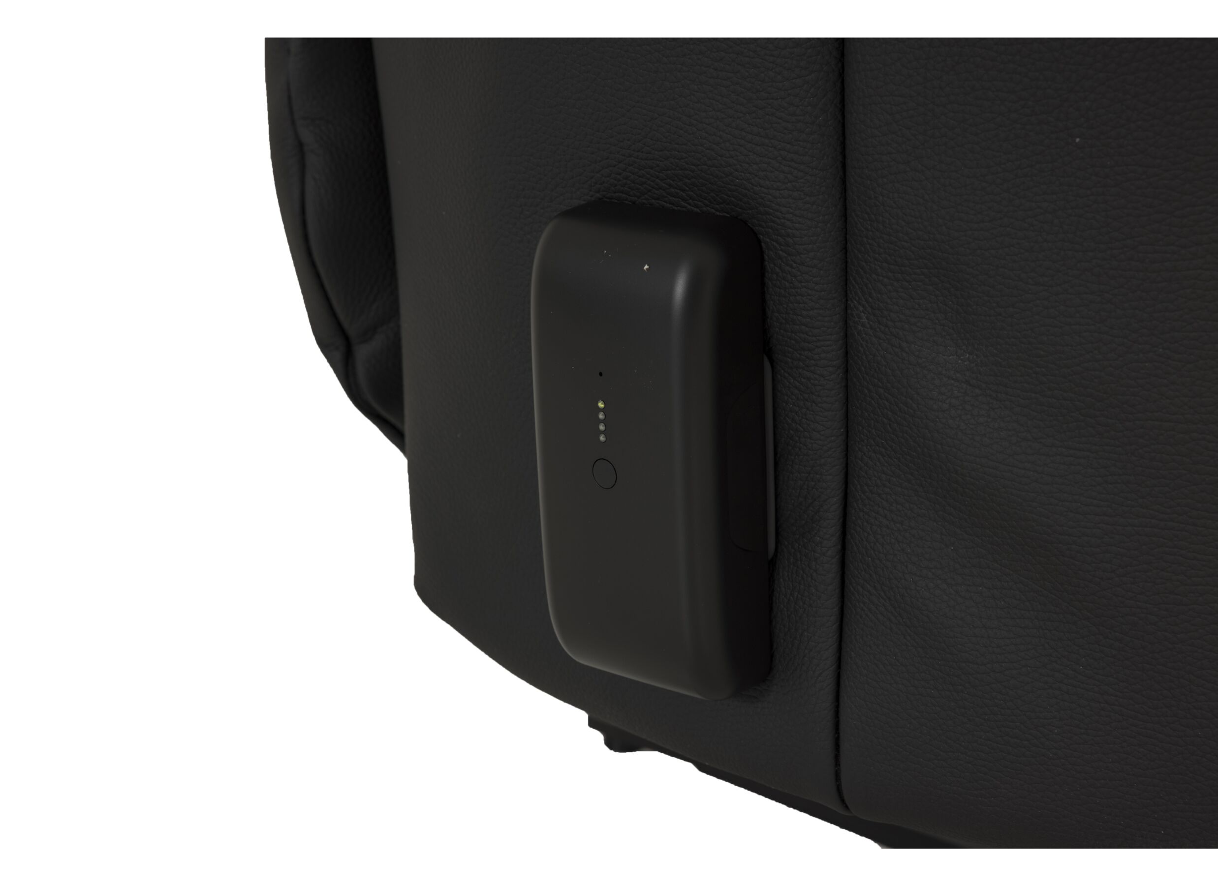 Detailfoto - Relaxzetel 7589.22V+Z60 elektrisch - leder - zwart