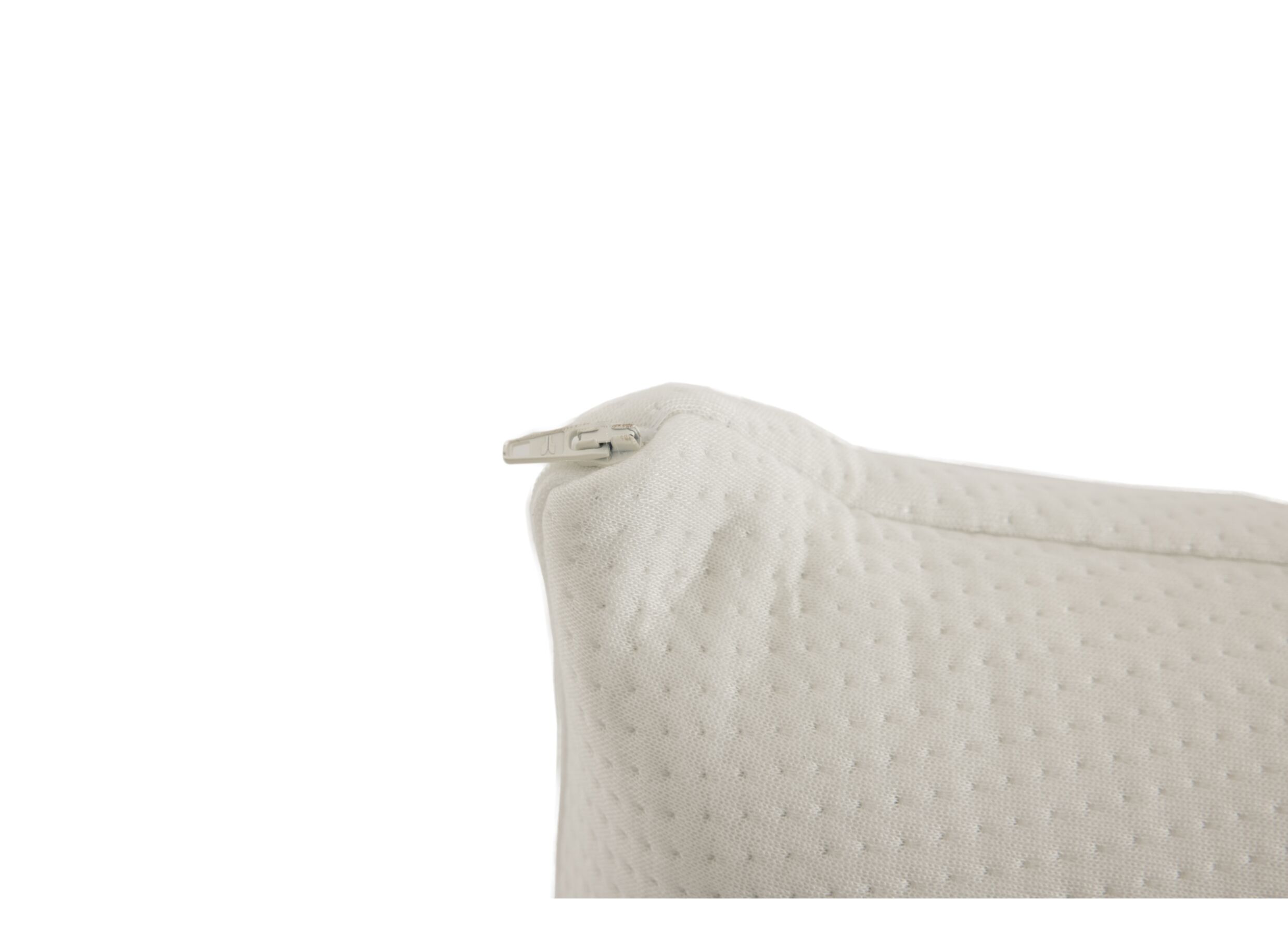 Detail - Oreiller Latex Soft 40x60cm - tissu bambou & polyester - blanc