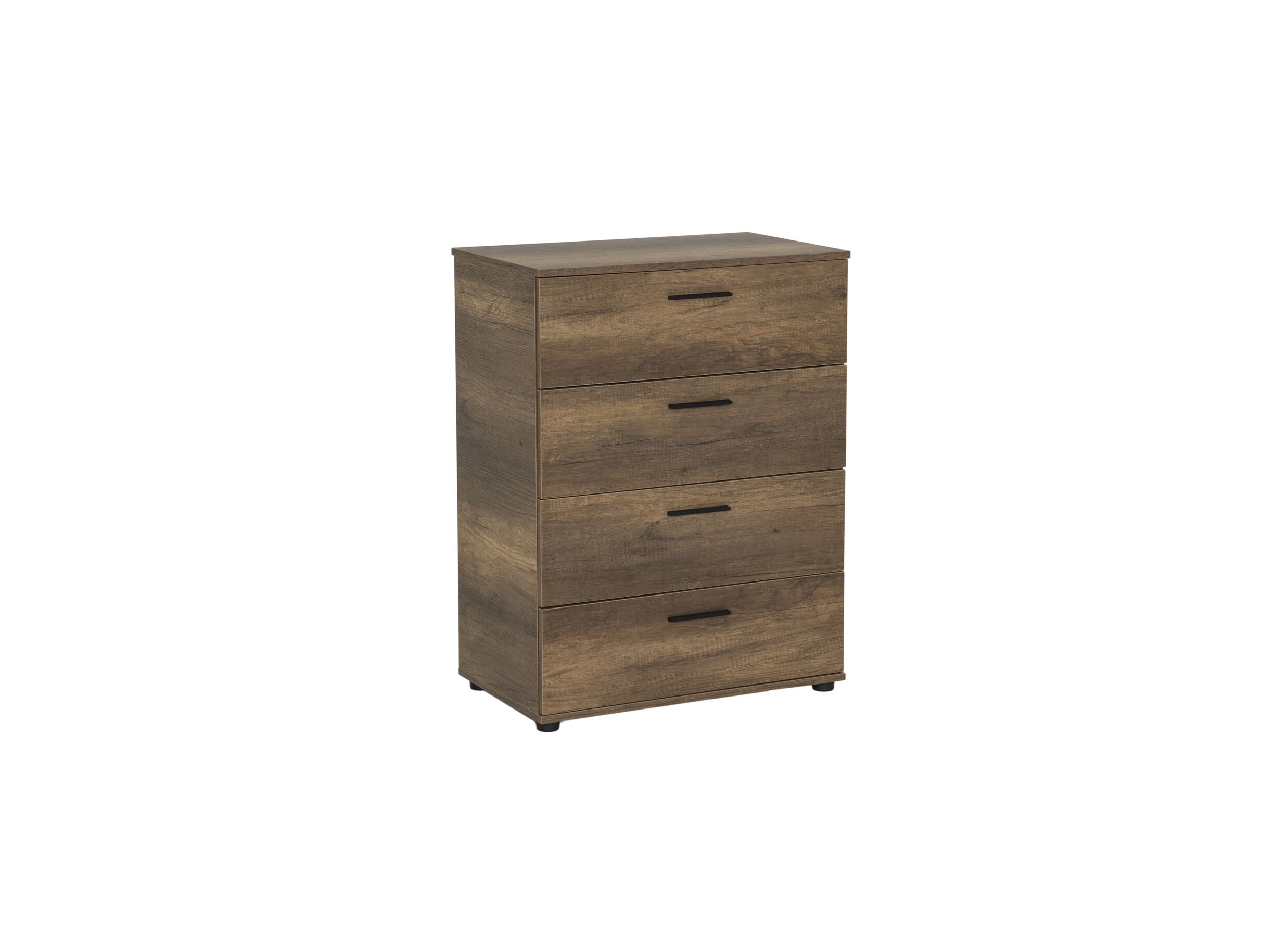 Ladekast Komodo 73x44x96cm - melamine - walnoot - Commode Komodo 73x44x96cm - mélamine - noyer