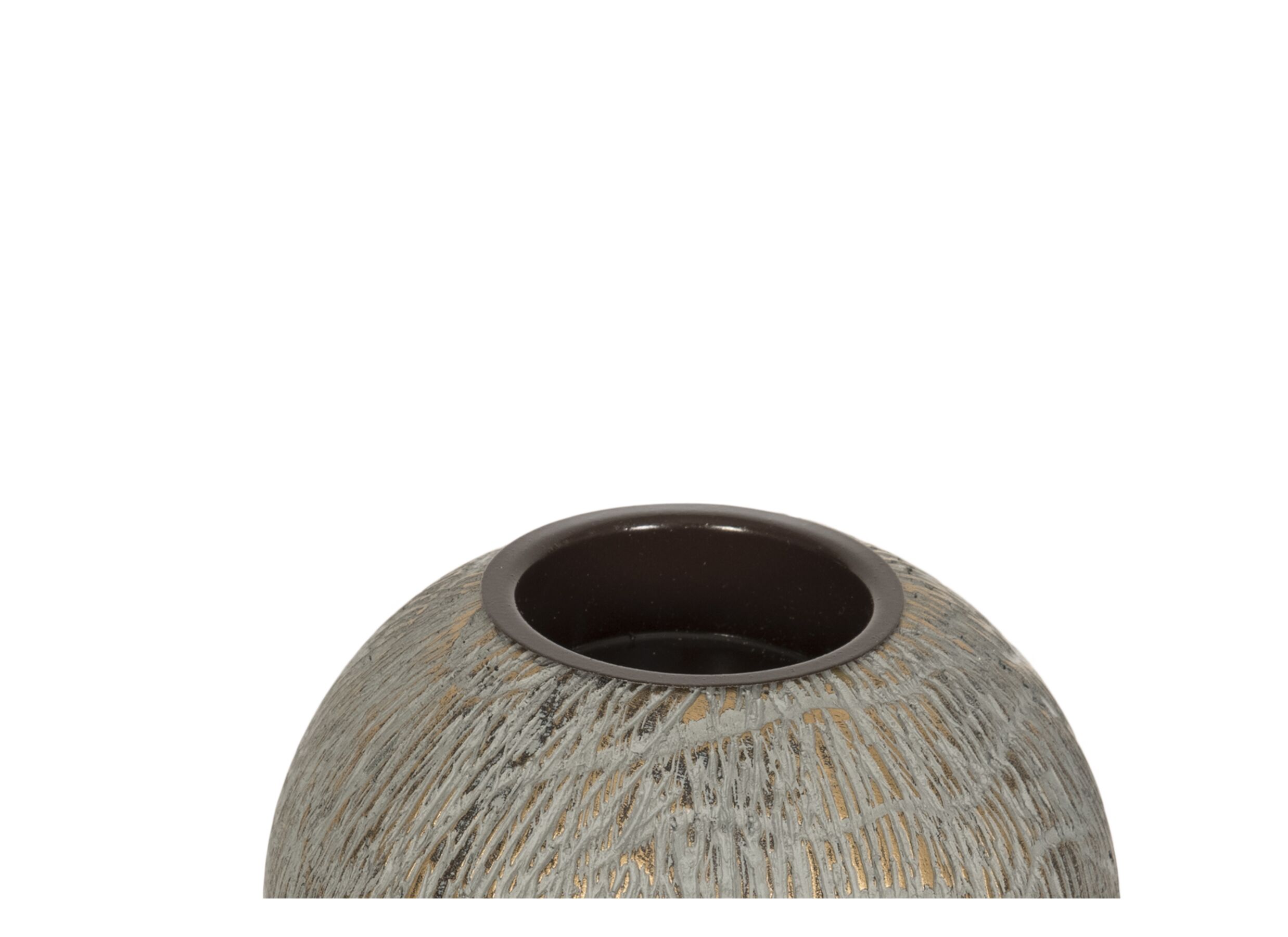 5cm gris - Porte-bougie San H8,5cm gris