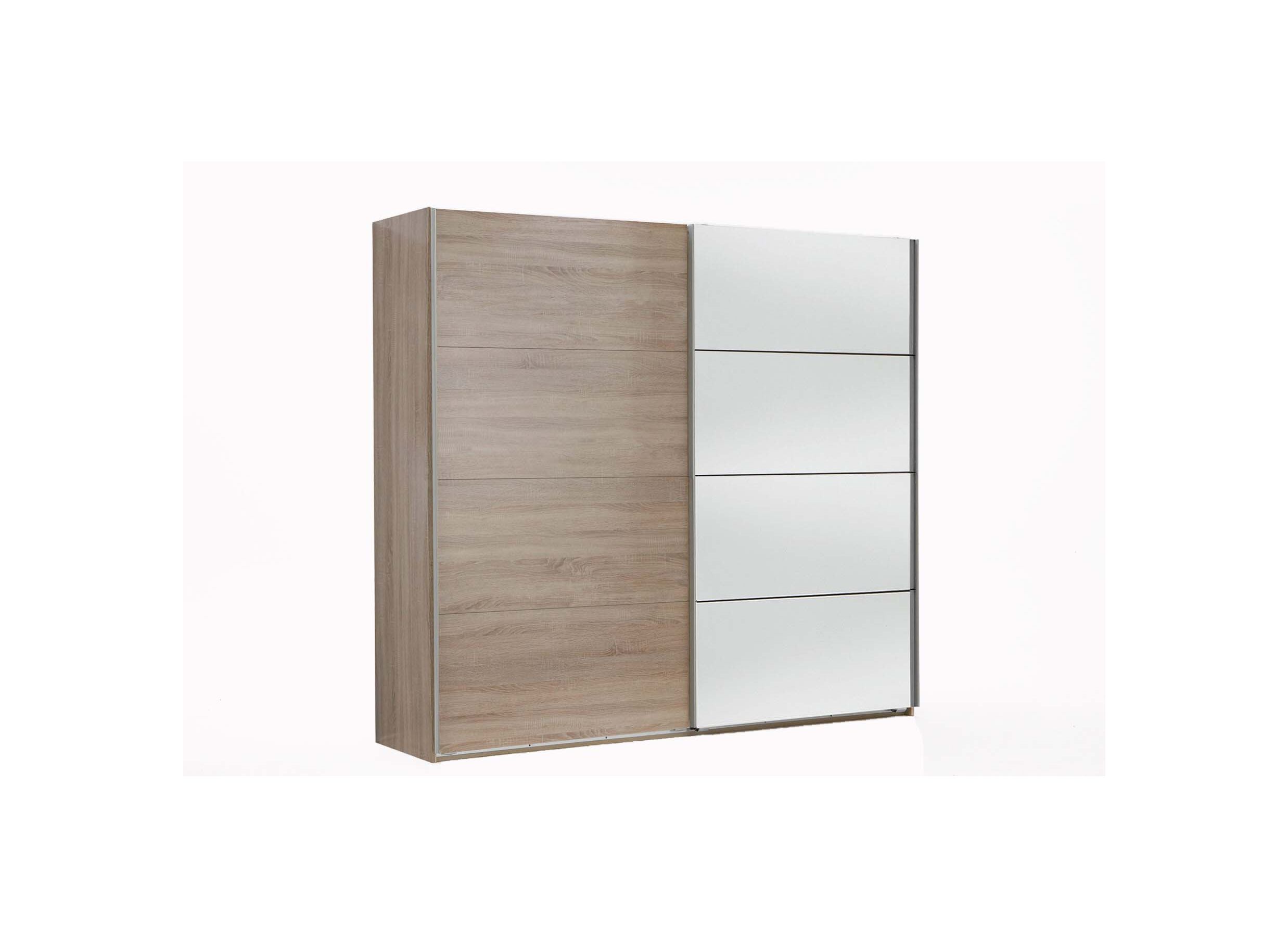 Armoire à portes coulissantes Easyplus 225cm - Armoire à portes coulissantes Easyplus 225cm - décor - chêne sonoma