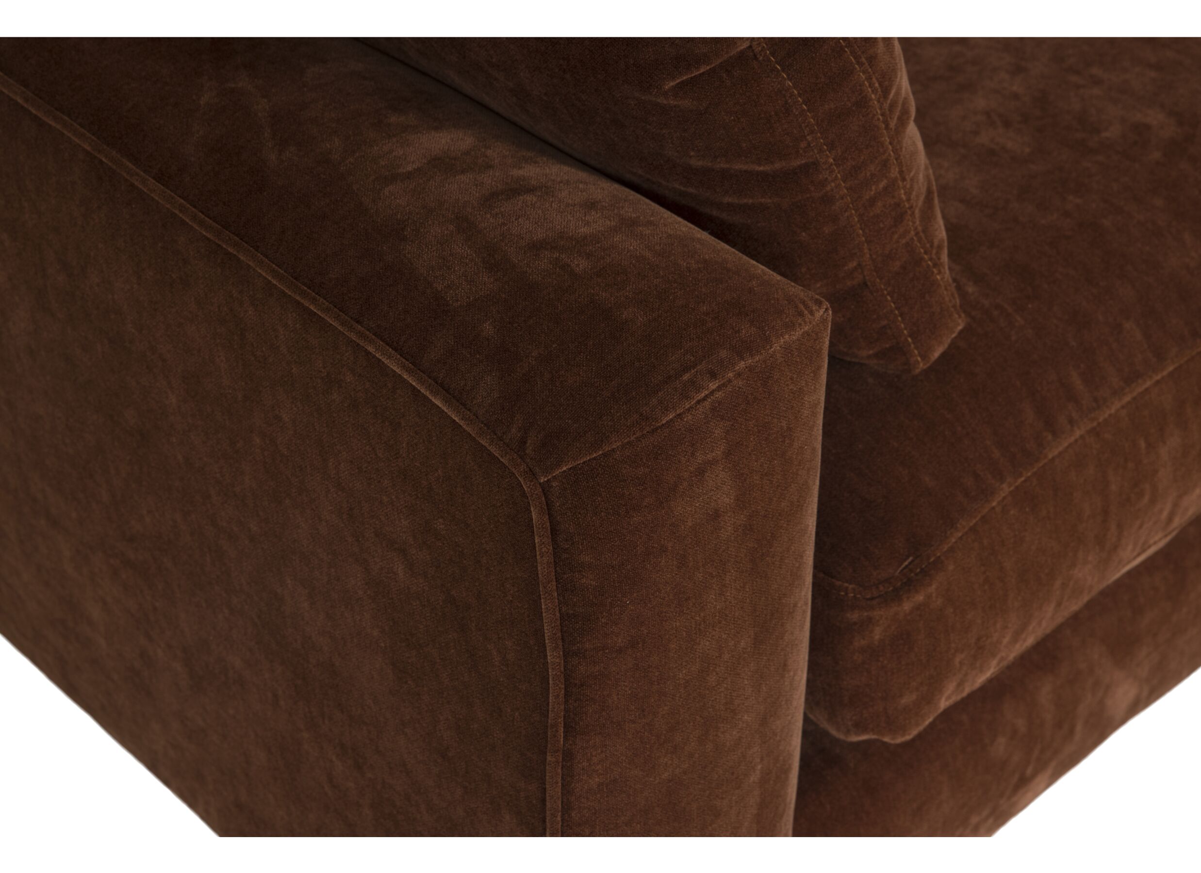 Detailfoto - Zetel Granta 3-zit - stof - rood