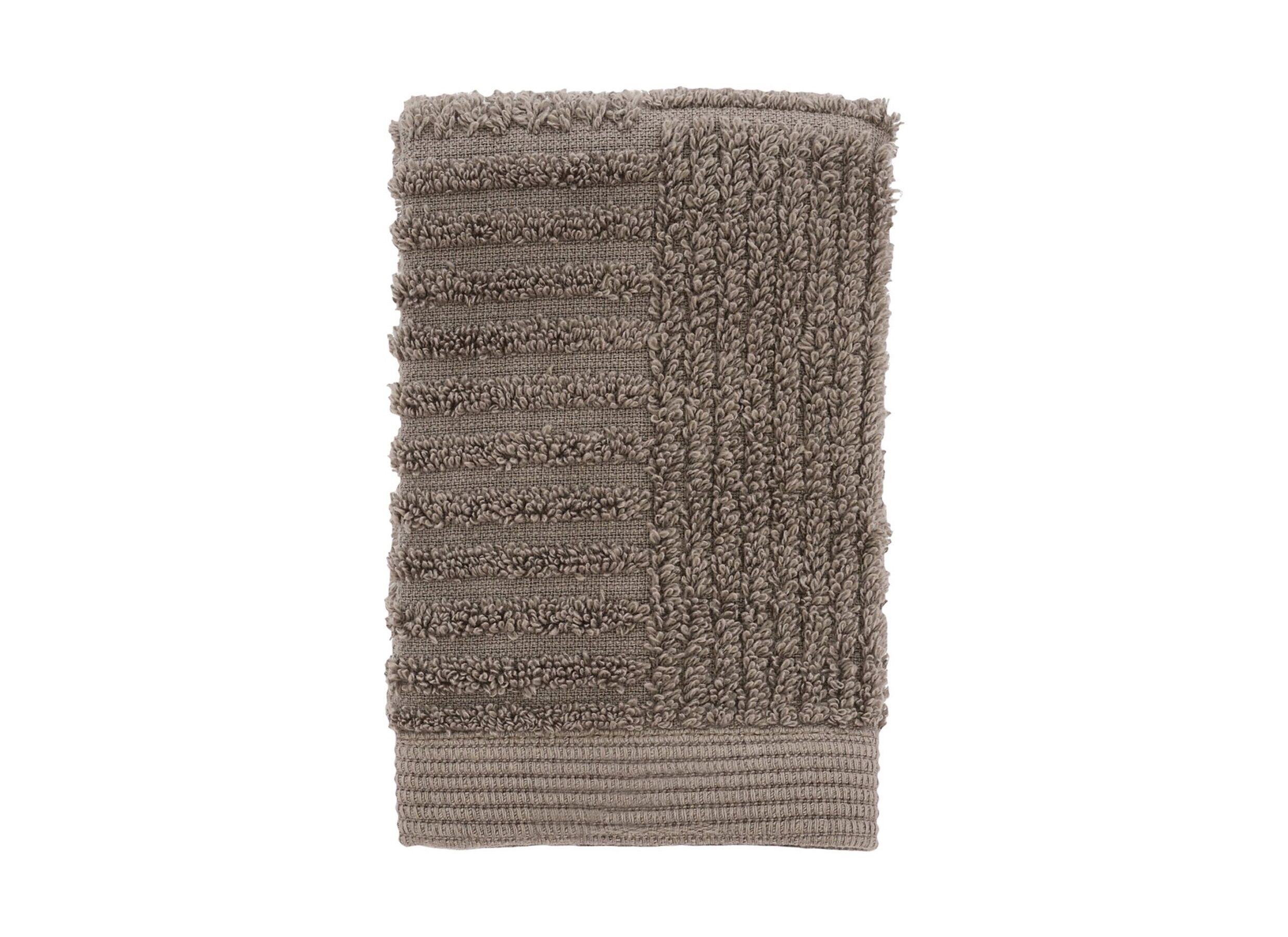 Plus Important - Serviette invité 30x30cm - tissu - taupe