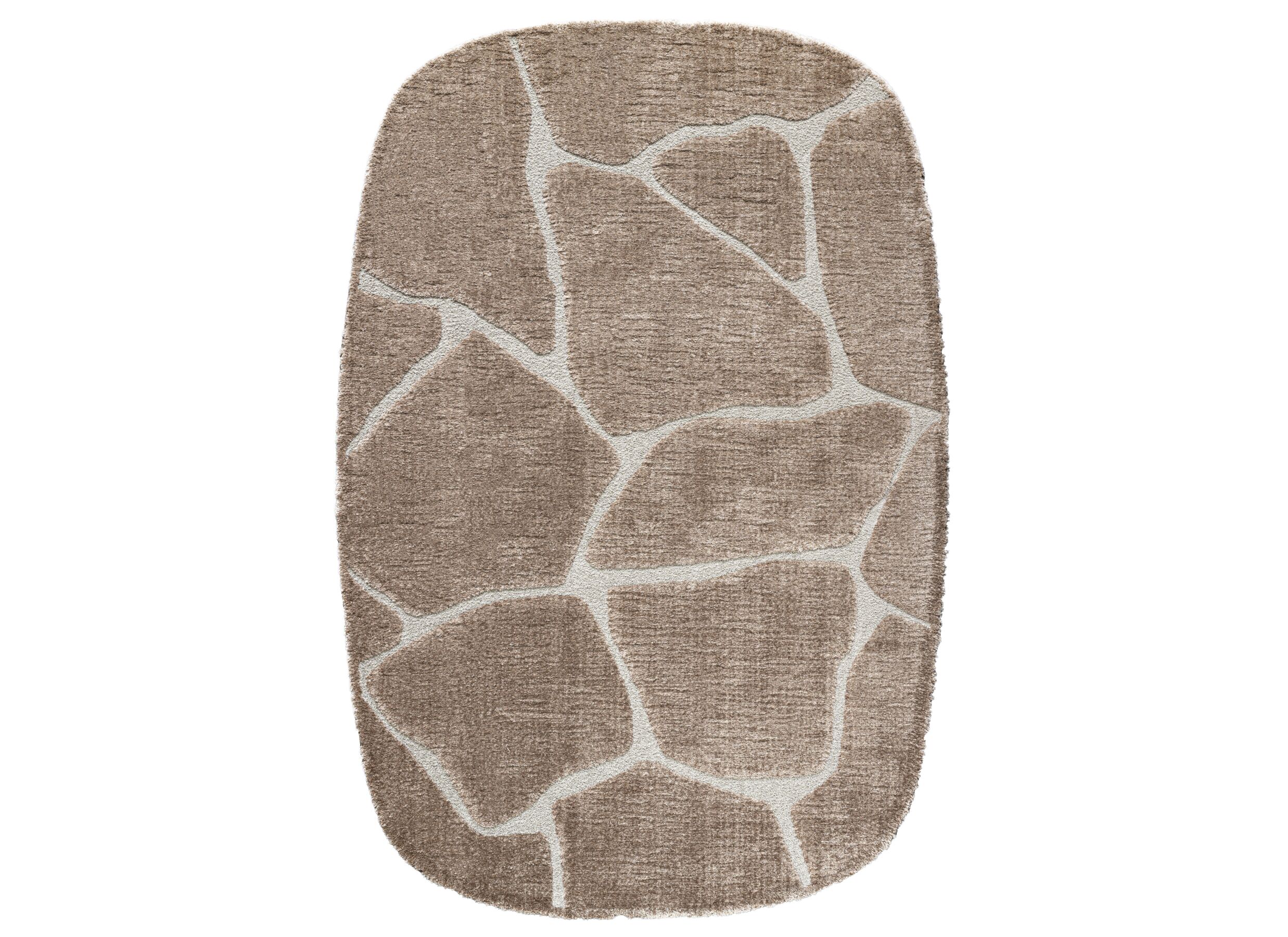 Tapijt Madagaskar 160x230cm - polyester - bruin - Tapis Madagaskar 160x230cm - polyester - brun