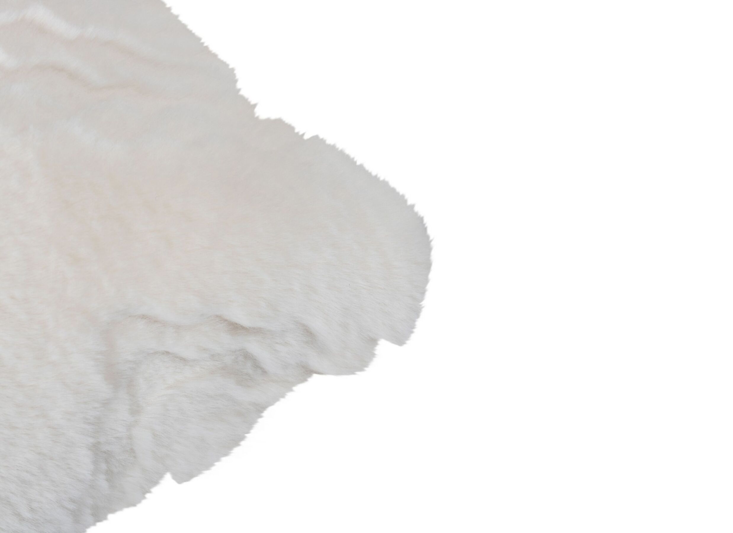 Detailfoto - Kussen Zig Zag 45x45cm - polyester - offwhite