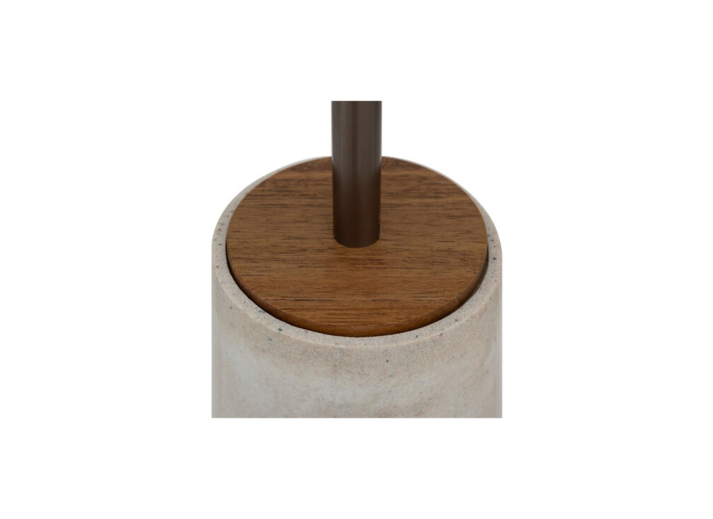 Detailfoto - Wc-borstel Come Ø9,6x37cm - polystone - beige