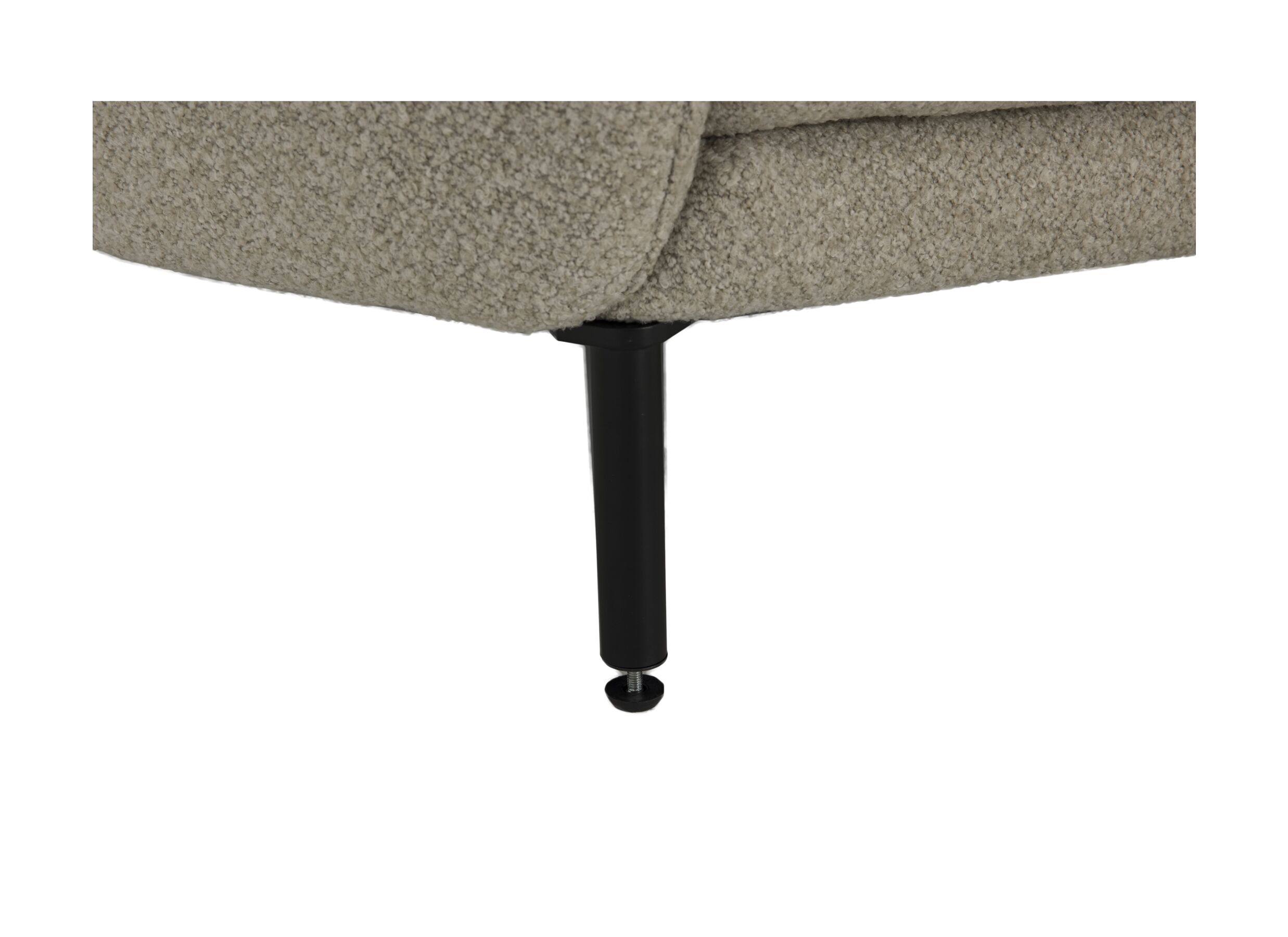 Detail - Canapé d'angle Carre 356x160cm - tissu - beige