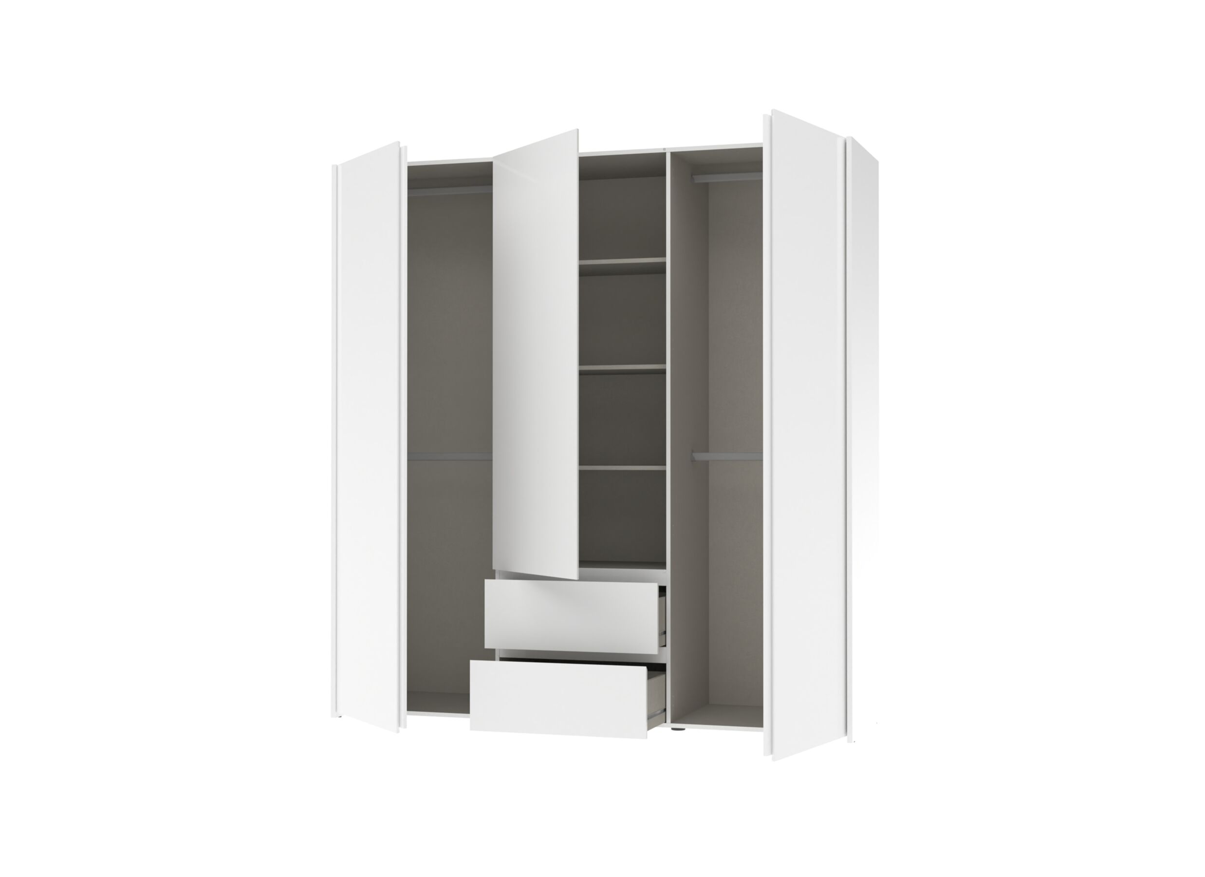 Disposition - Garde-robe Mosaik 192cm - décor - blanc