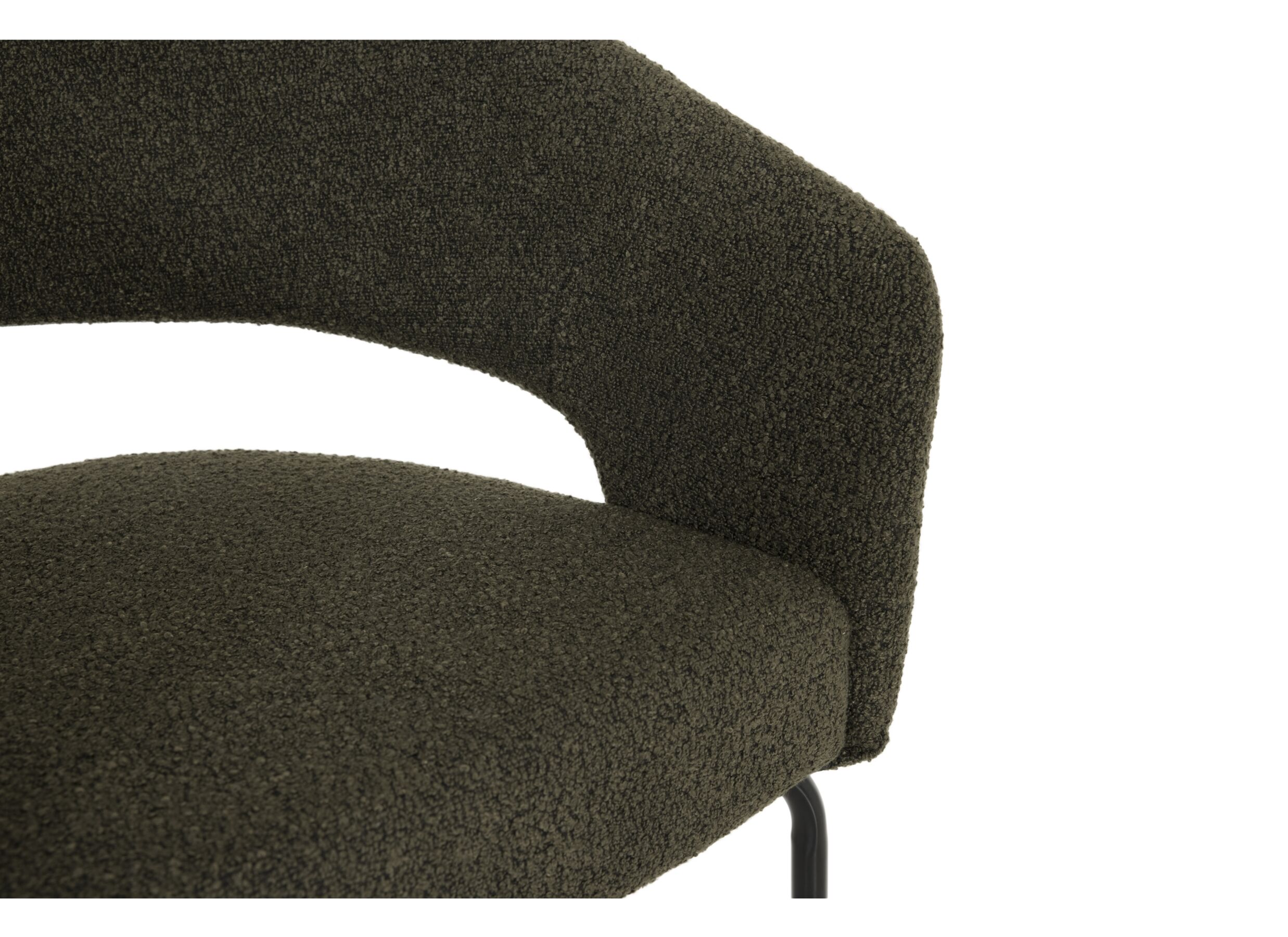 Stoel Agis 56x55x82cm - stof - groen