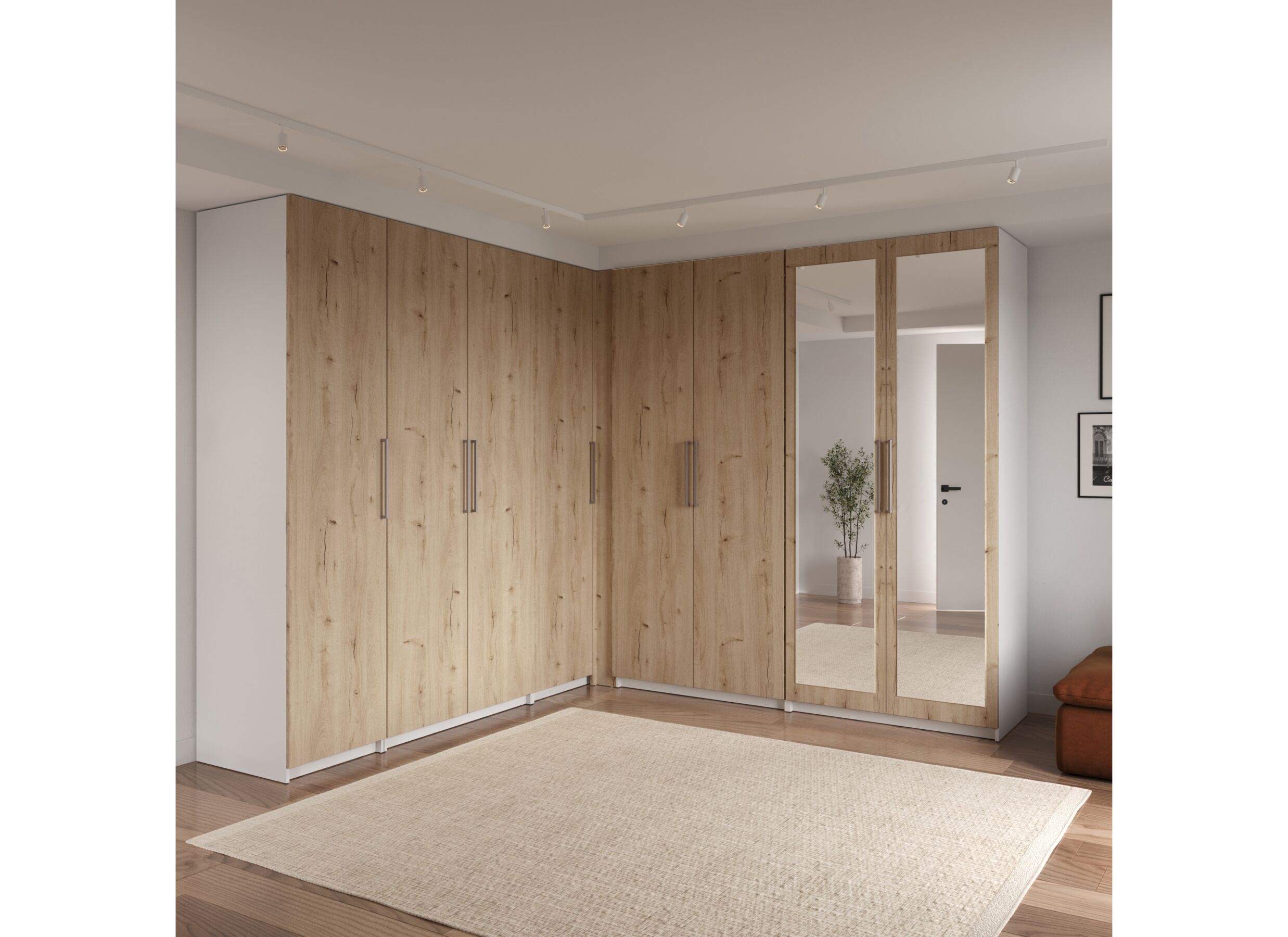 Foto ambiance - Dressings sur-mesure Élément d'angle Inspira
