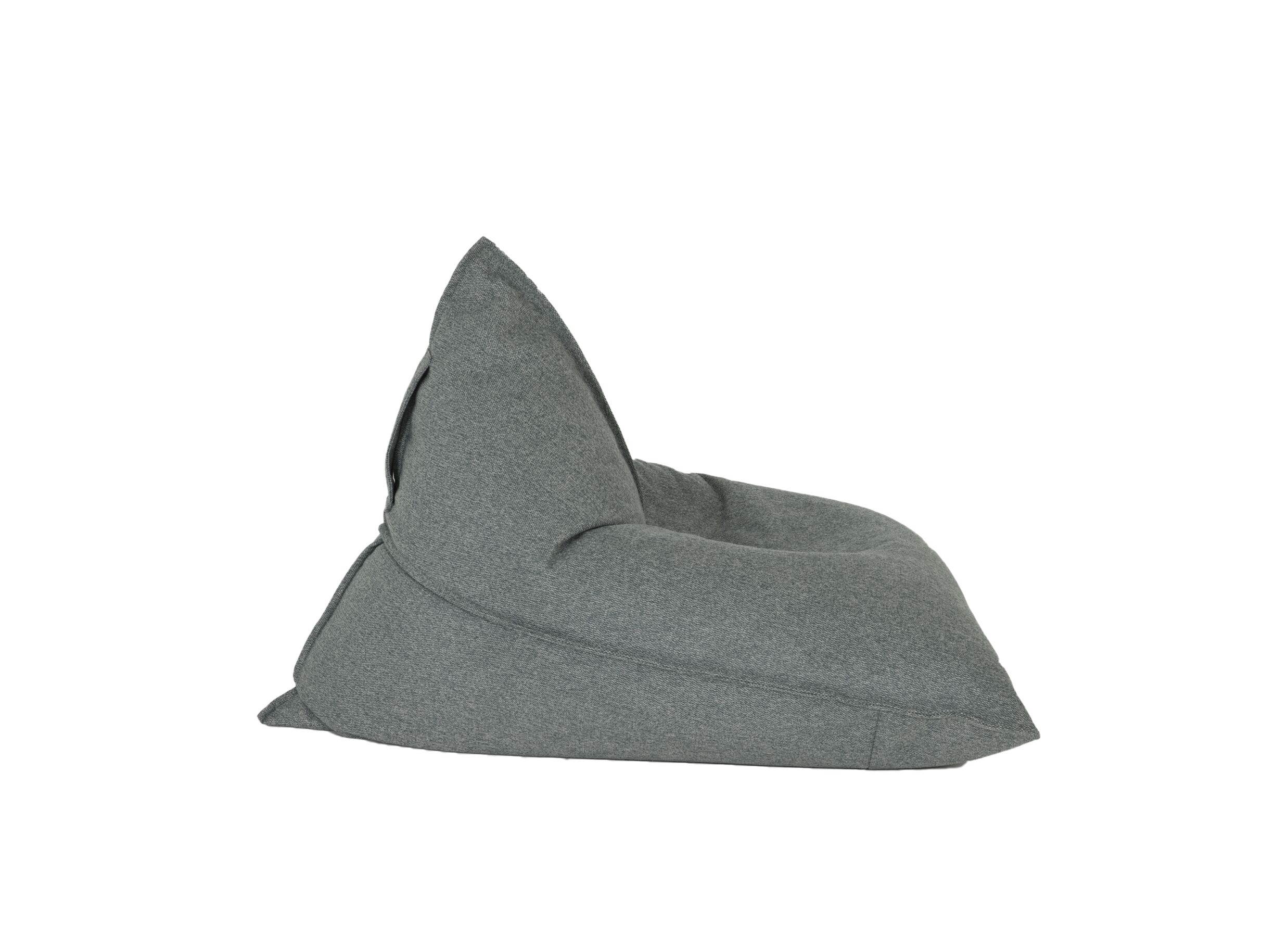 Pouf poire Fortuna 95x110x70cm - tissu - vert