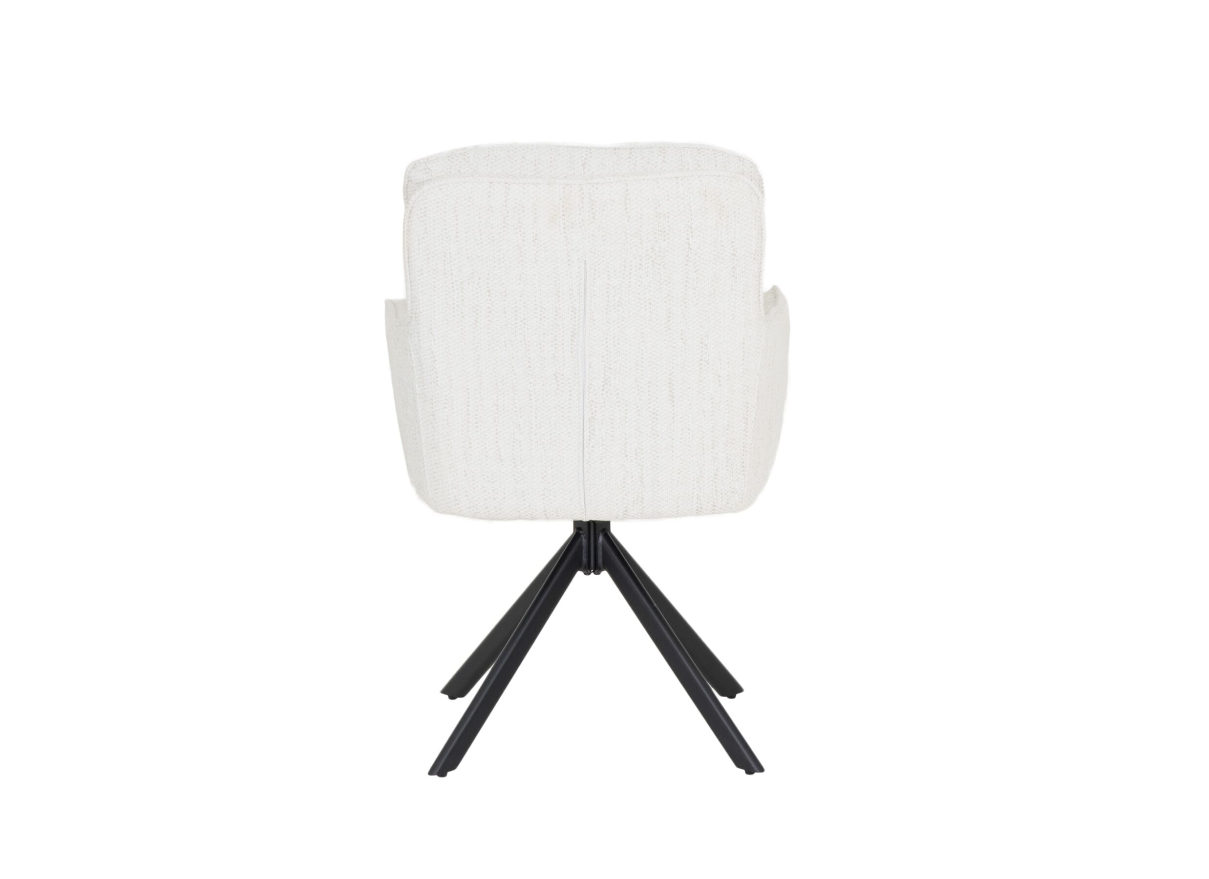 Aperçu - Chaise pivotante Kingsley 60x65x92,5cm - fibre polyester - beige