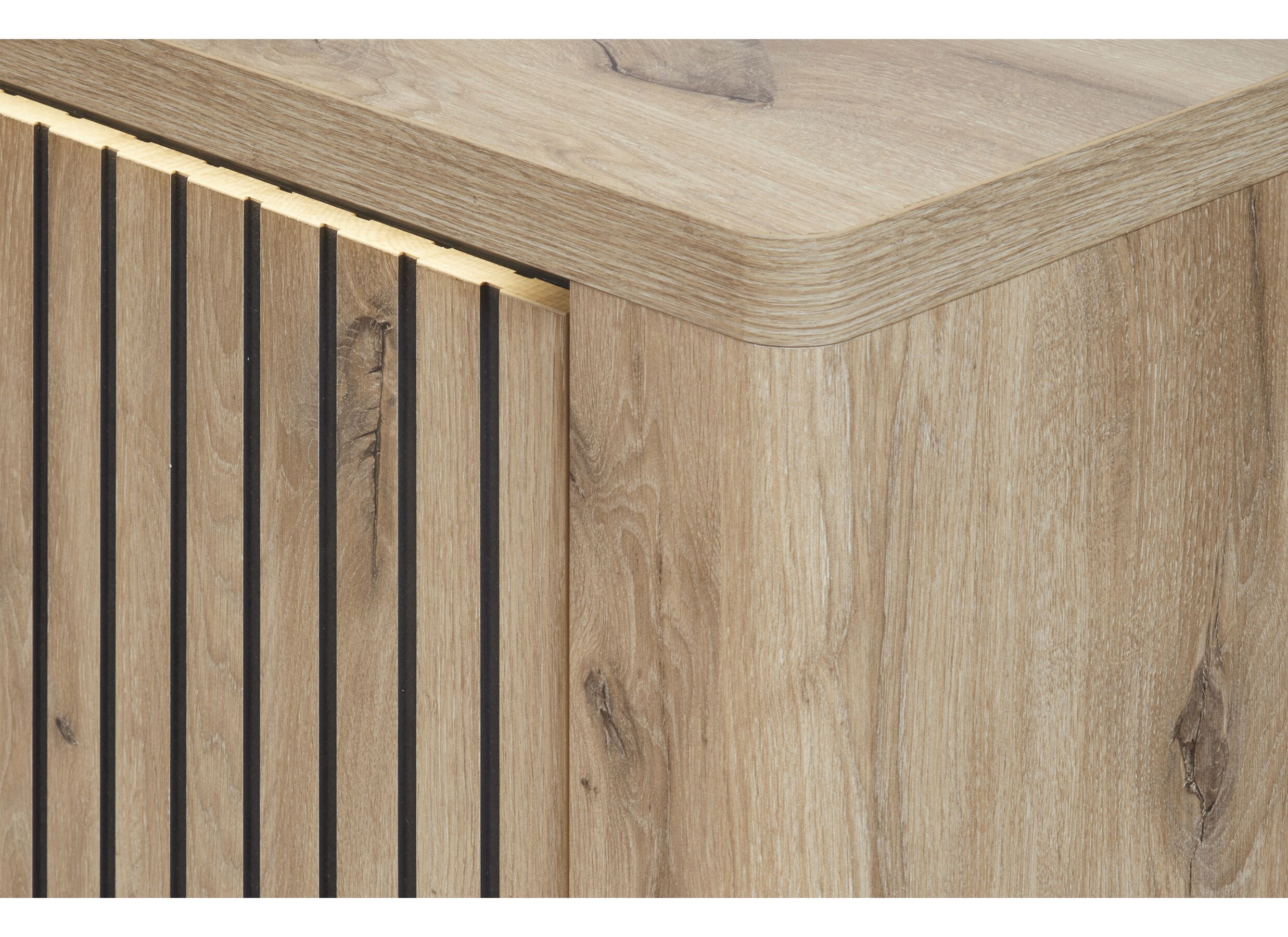 Buffet Santos 220cm - film décoratif - canyon oak