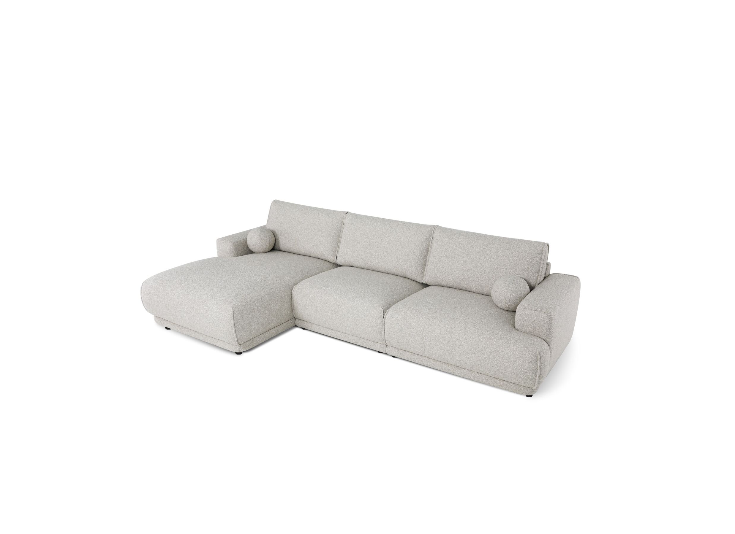 Aperçu - Canapé d'angle Ramusio tissu beige