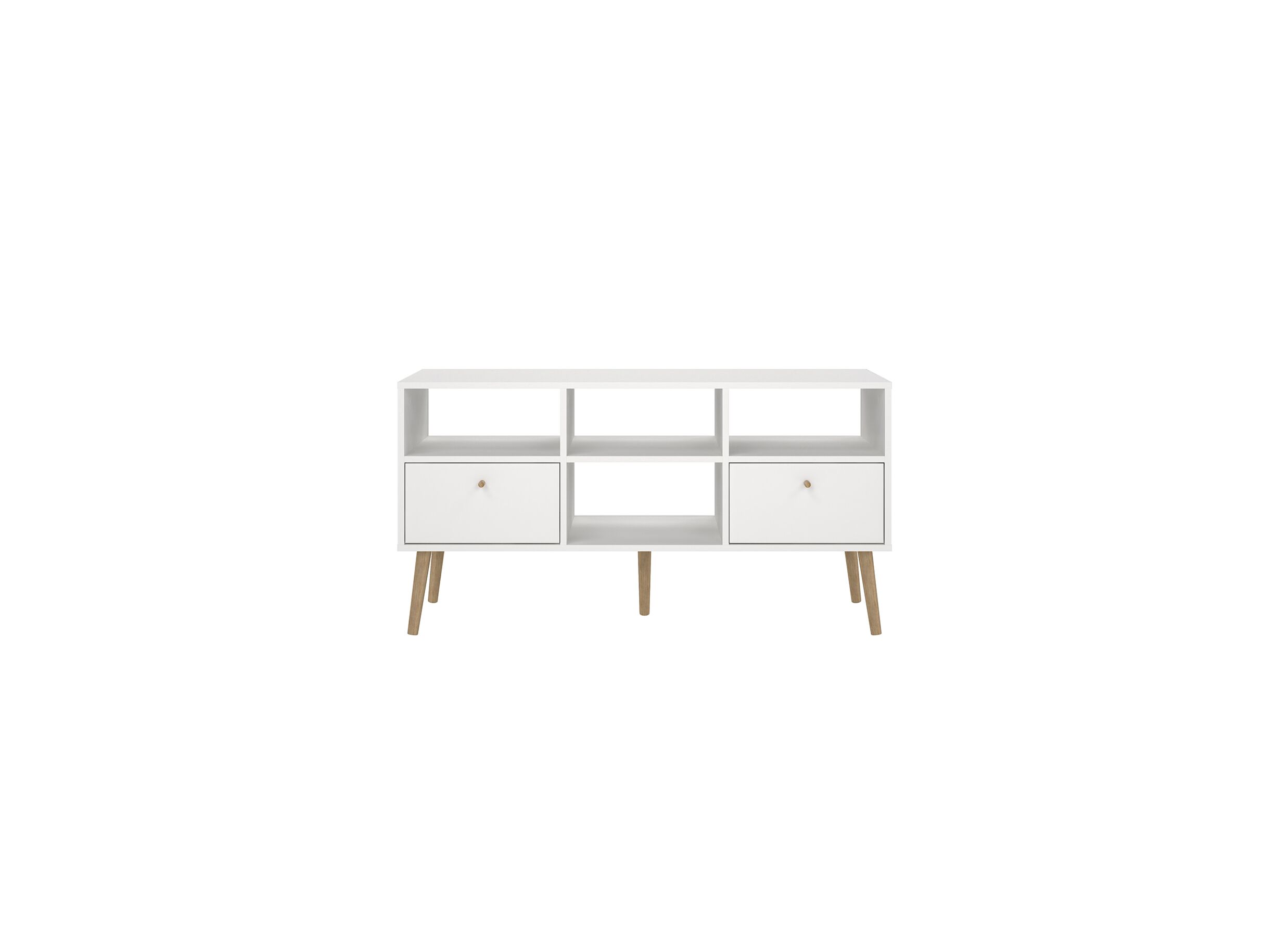 Tv-meubel Bodo 118cm - meubelplaat - wit