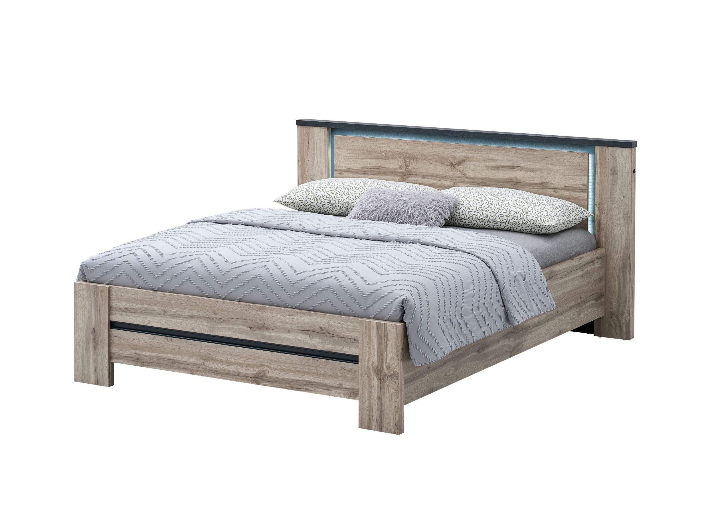 Hoofdfoto - Bed Elvira 160x200cm - decor - canada oak