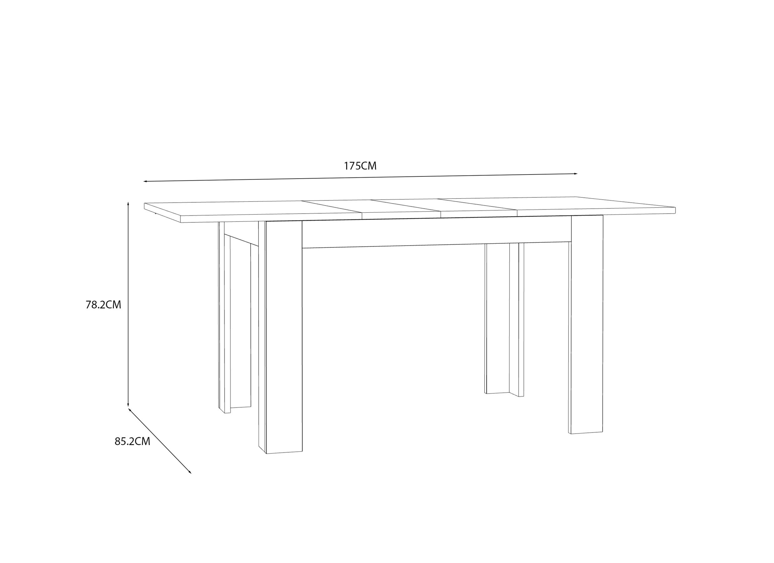 Dimensions - Table Killarney
