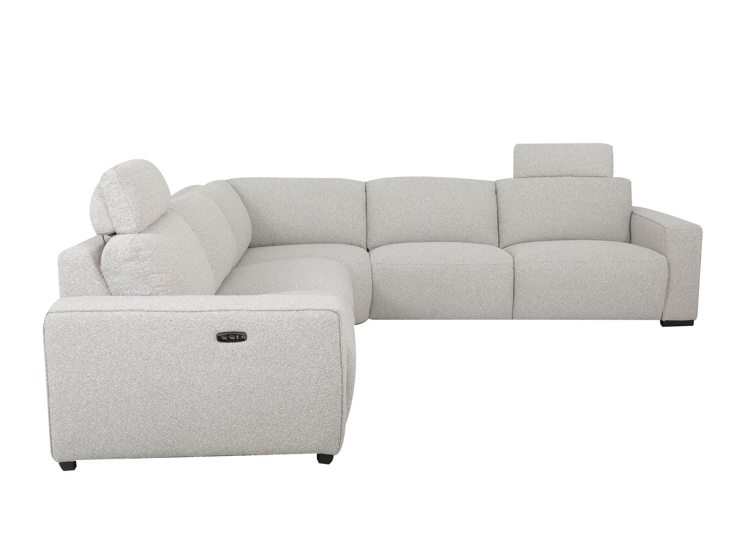 Overzichtsfoto - Hoeksalon Delta 300x300cm - stof - grijs met relax