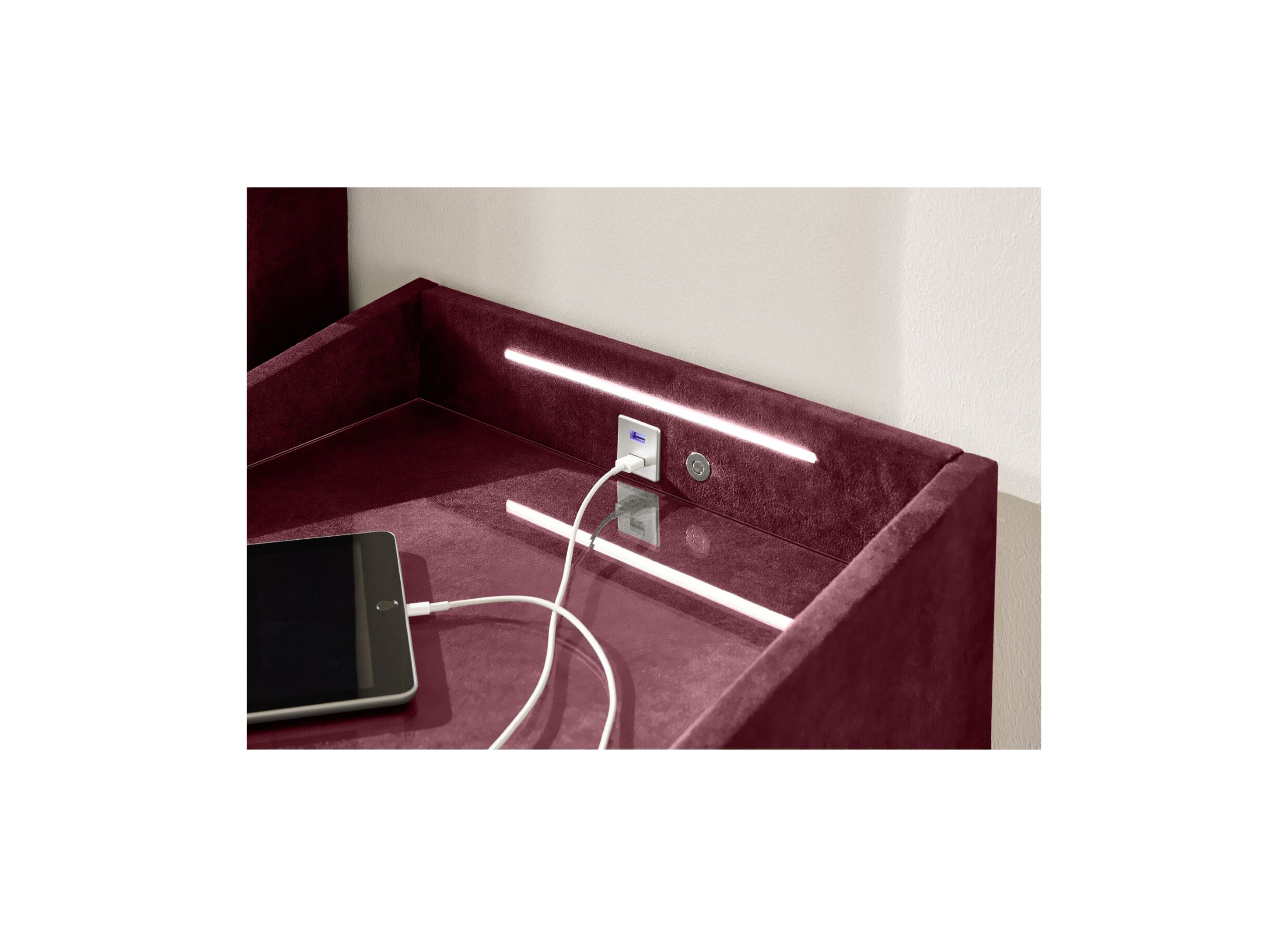 Foto ambiance - Table de chevet Moon 48x47x62cm