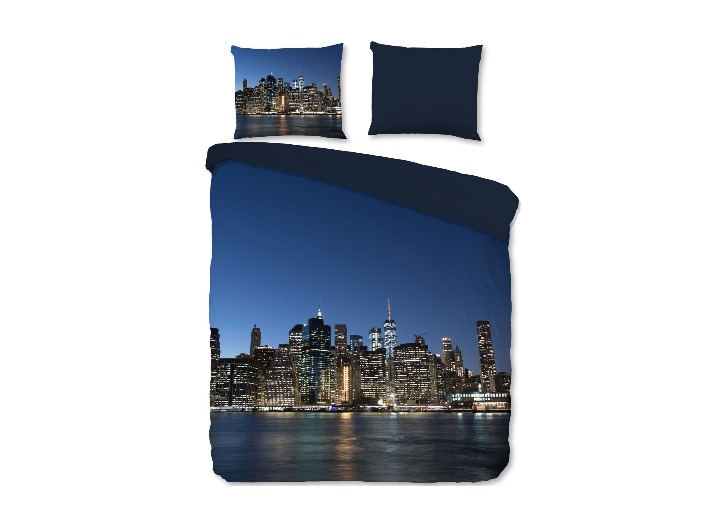 Housse de couette NY City 240x220cm coton - Housse de couette NY City 240x220cm coton