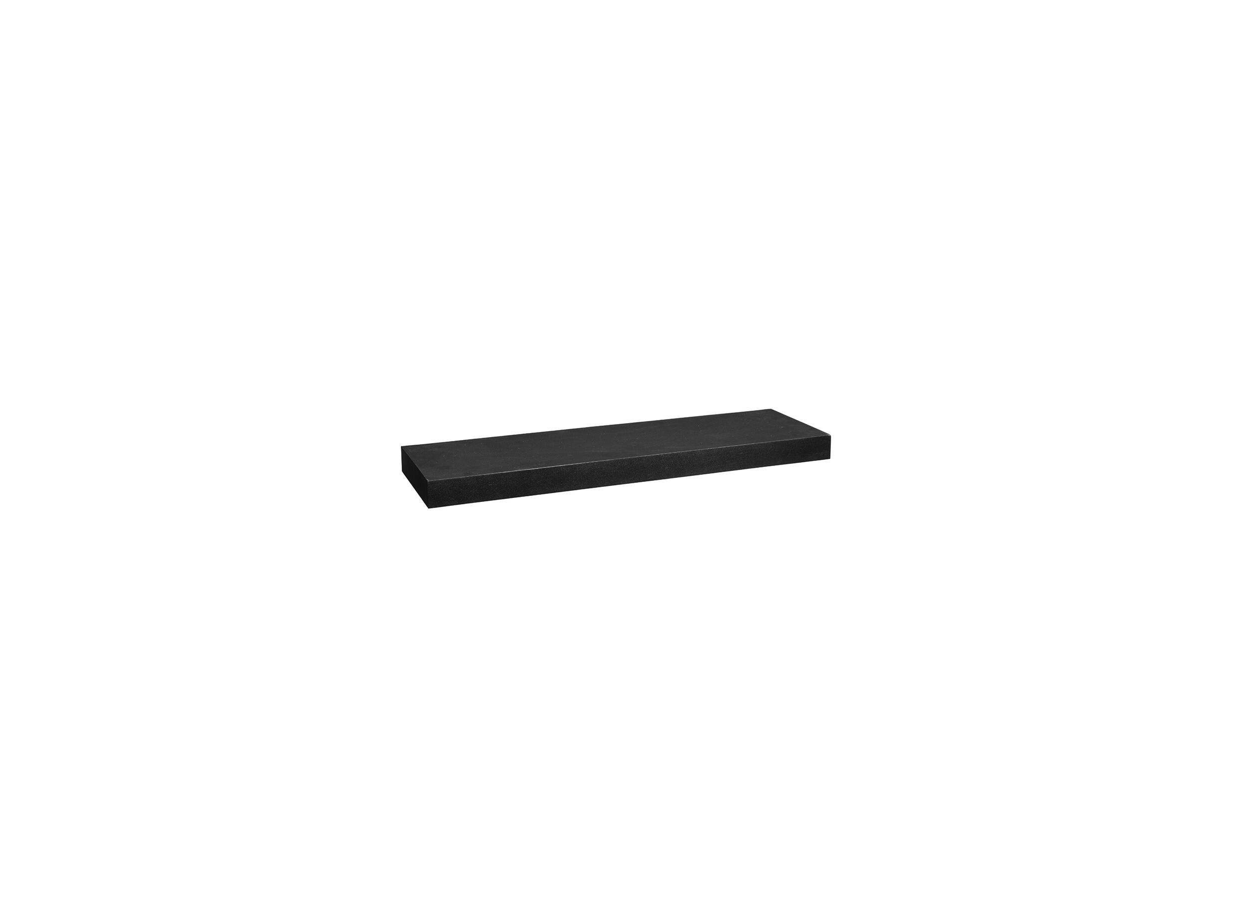 Wandplank 60x23,5x3,8cm zwart