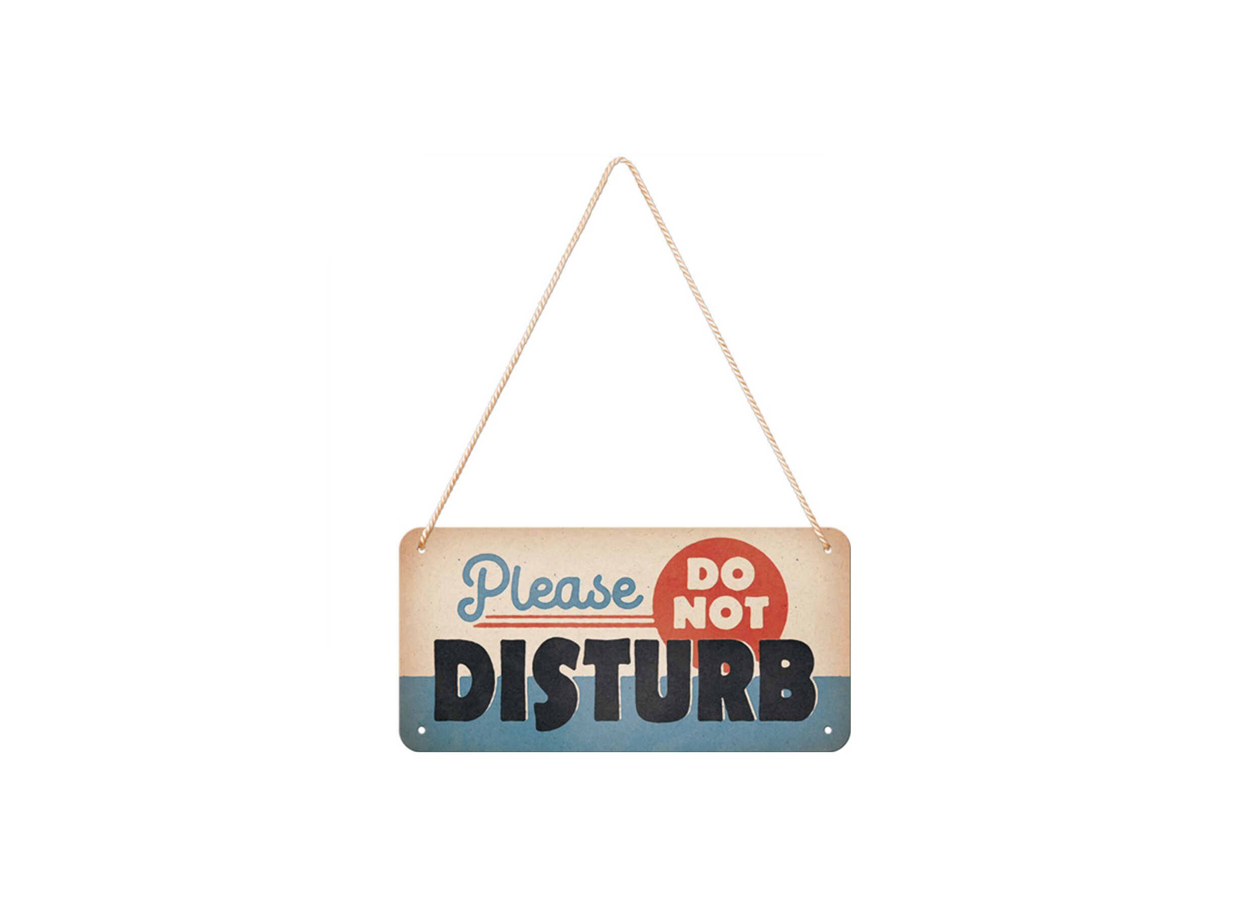 Plakkaat 10x20cm Do Not Disturb