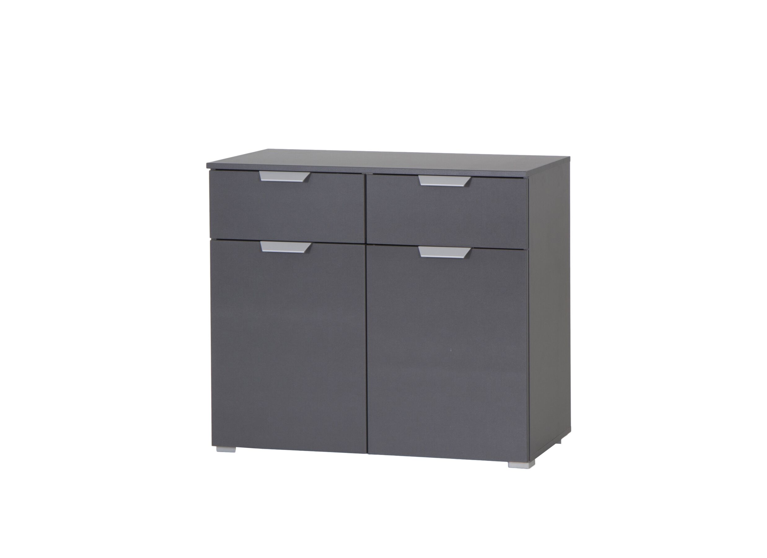 Commode 93x42x81cm - decor - kunststof alu