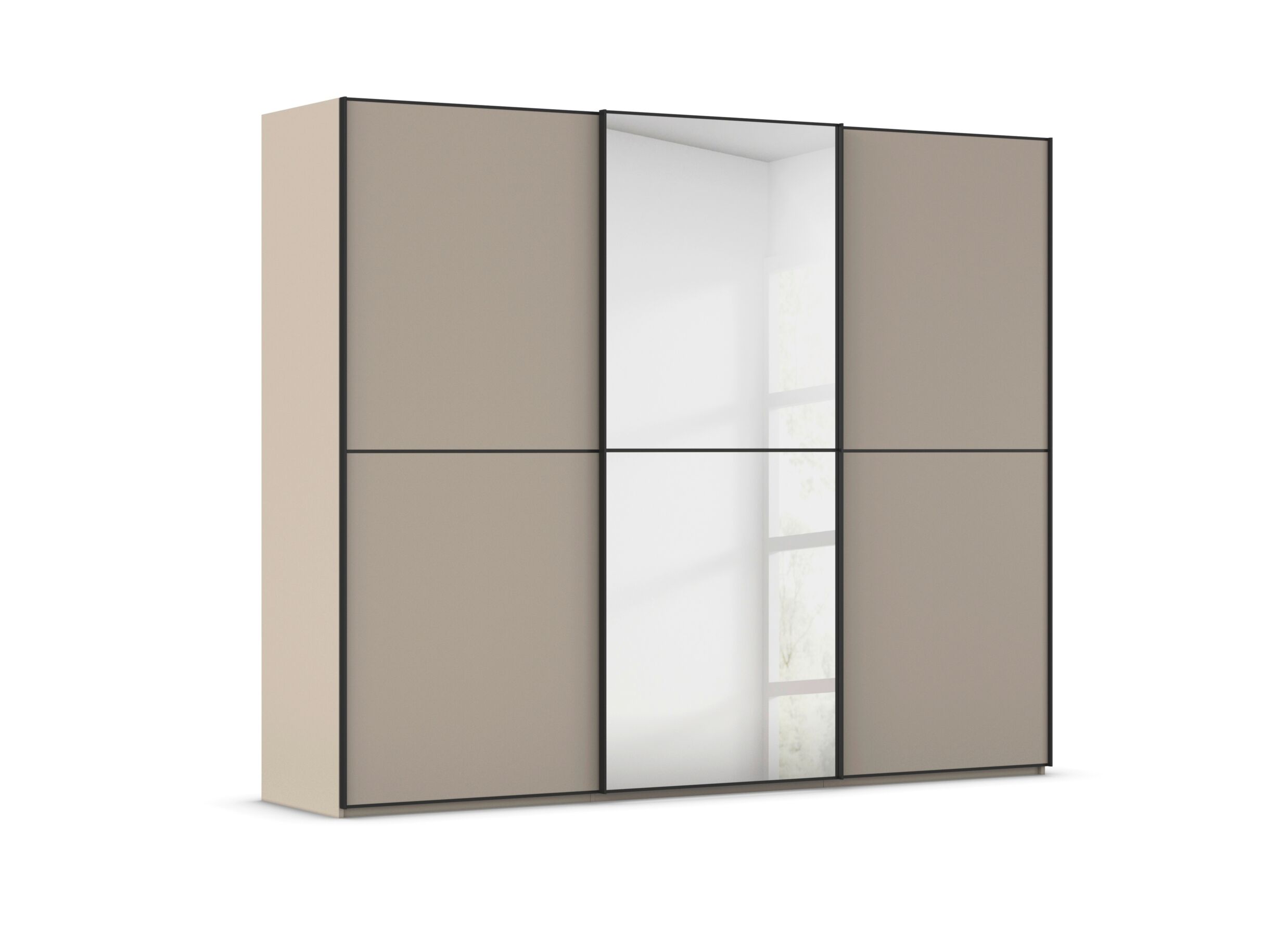 Schuifdeurkast 270cm - decor - fango - Schuifdeurkast 270cm - decor - fango